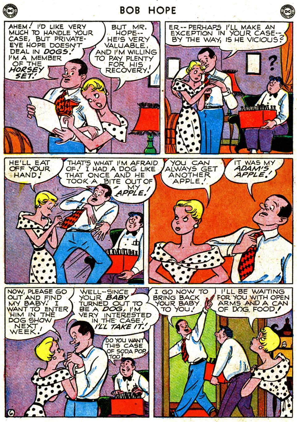 Read online The Adventures of Bob Hope comic -  Issue #4 - 18