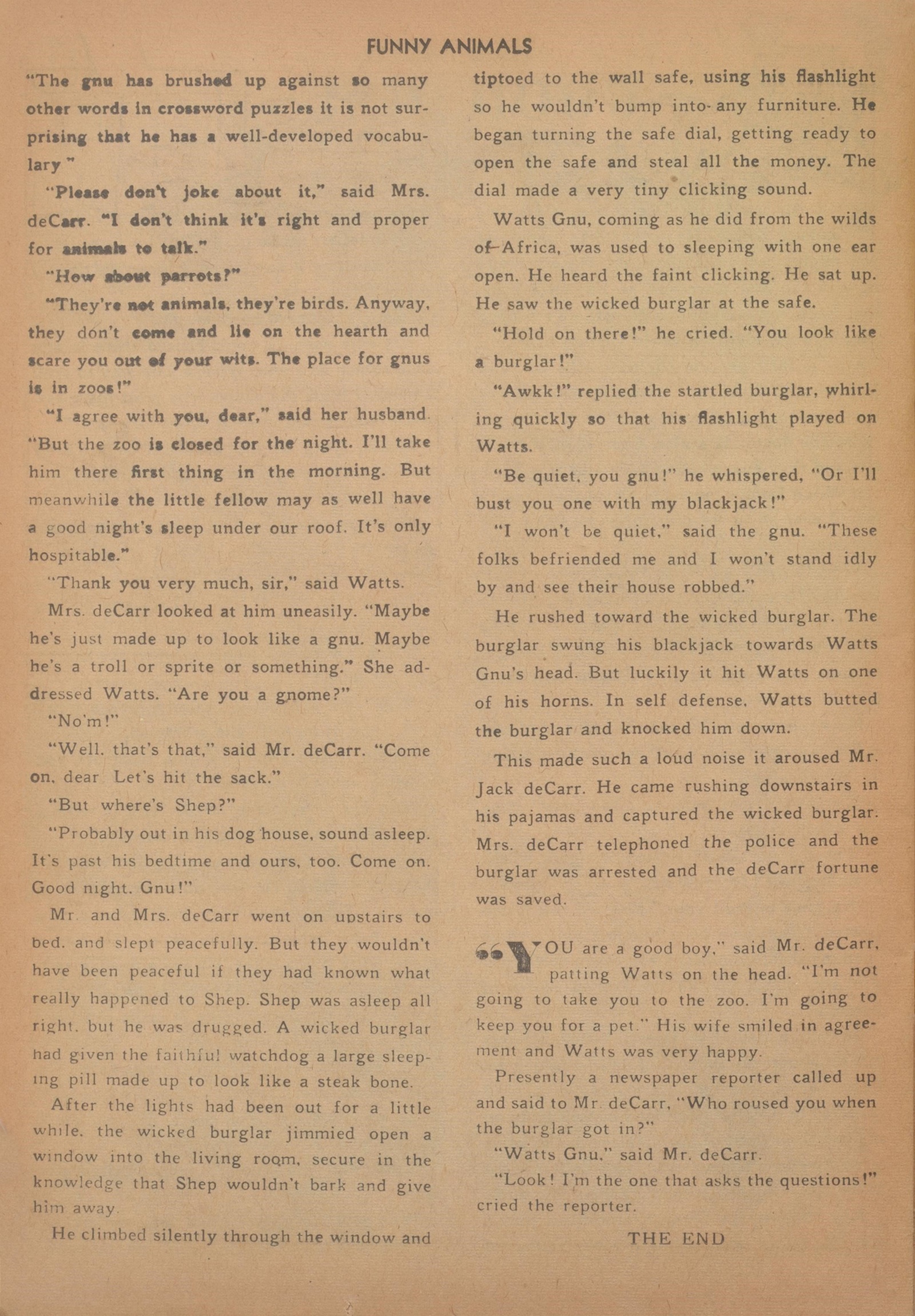 Read online Fawcett's Funny Animals comic -  Issue #70 - 26