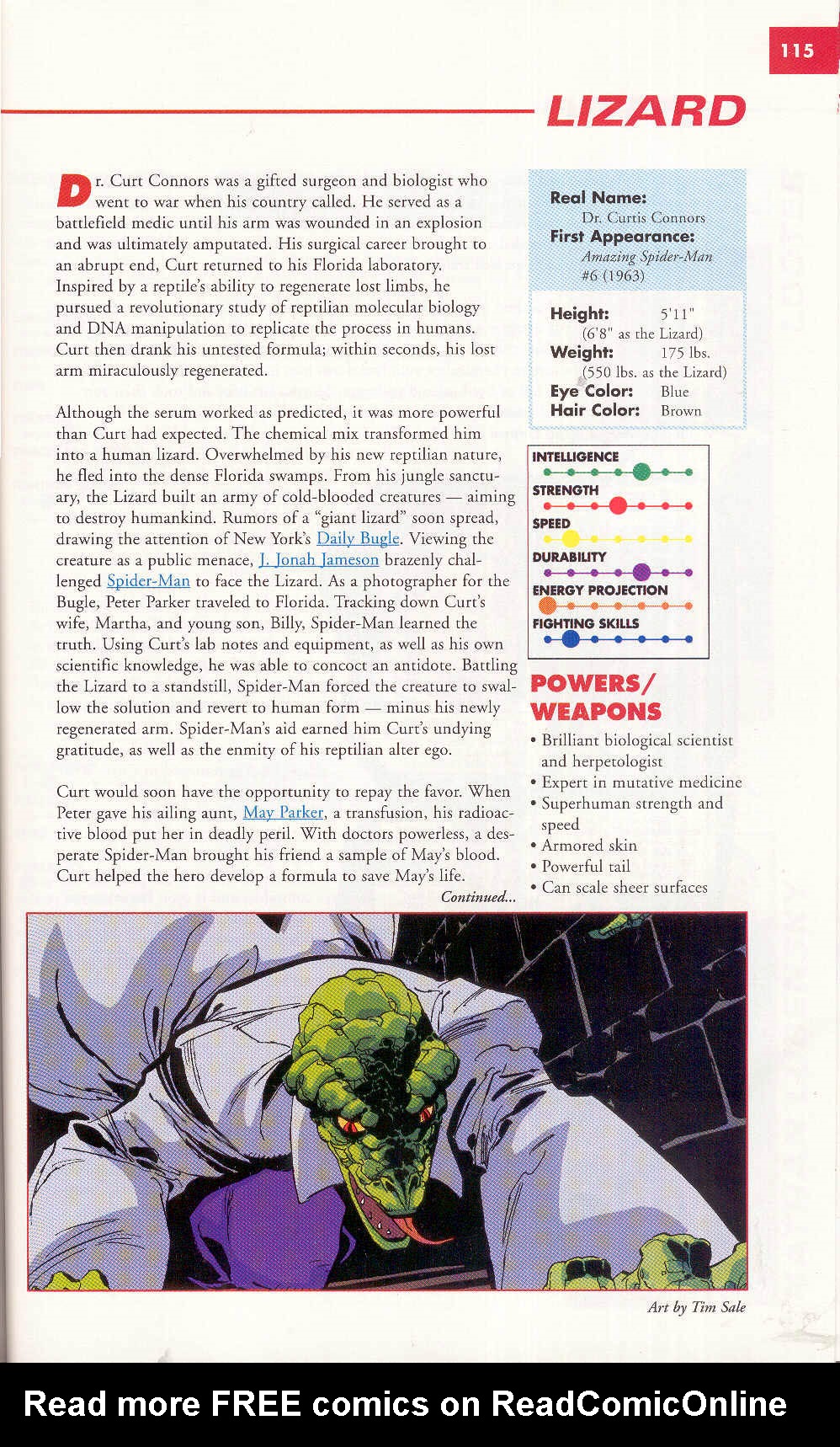 Read online Marvel Encyclopedia comic -  Issue # TPB 4 - 115