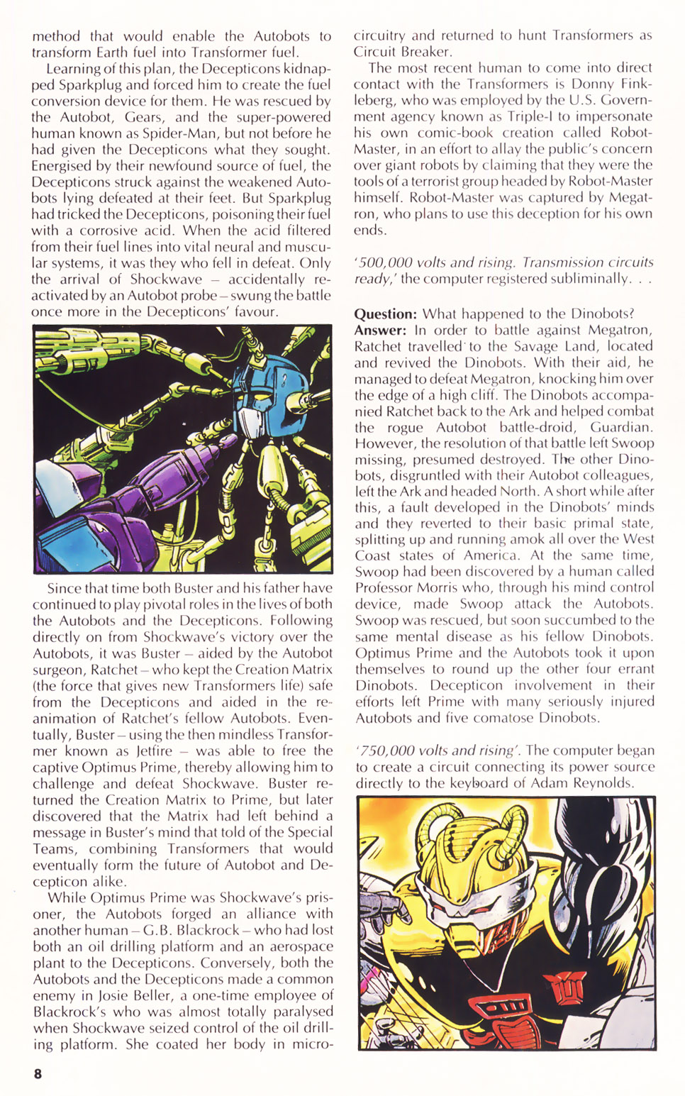 Read online The Transformers Annual comic -  Issue #1986 - 7