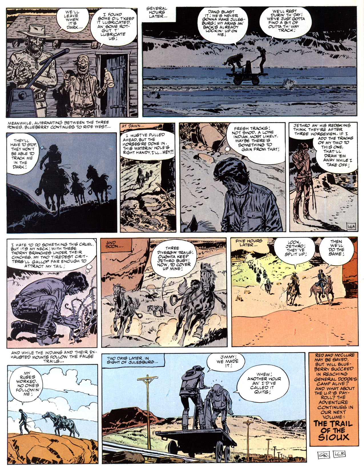 Read online Epic Graphic Novel: Lieutenant Blueberry comic -  Issue #2 - 50