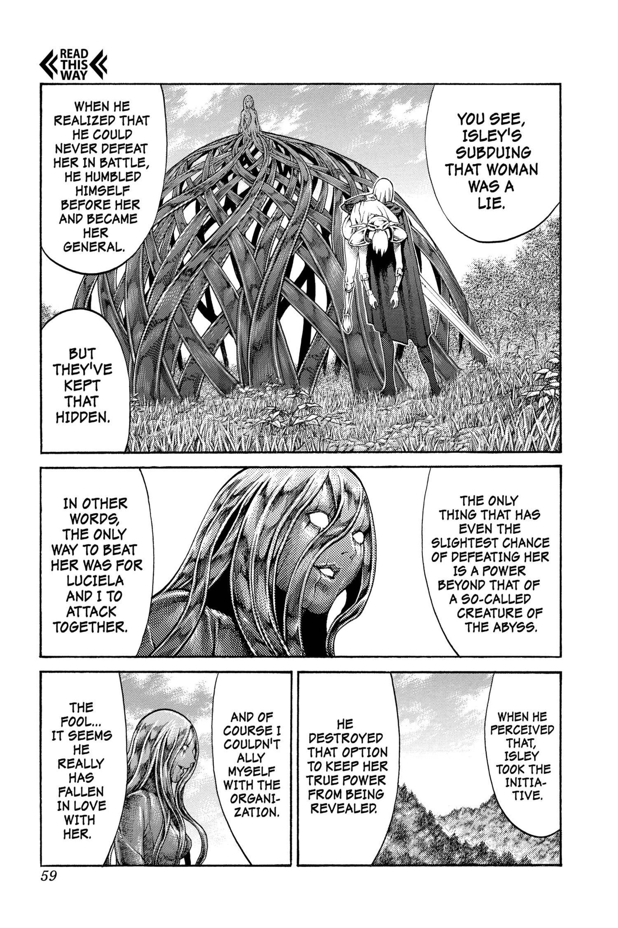 Read online Claymore comic -  Issue #13 - 56