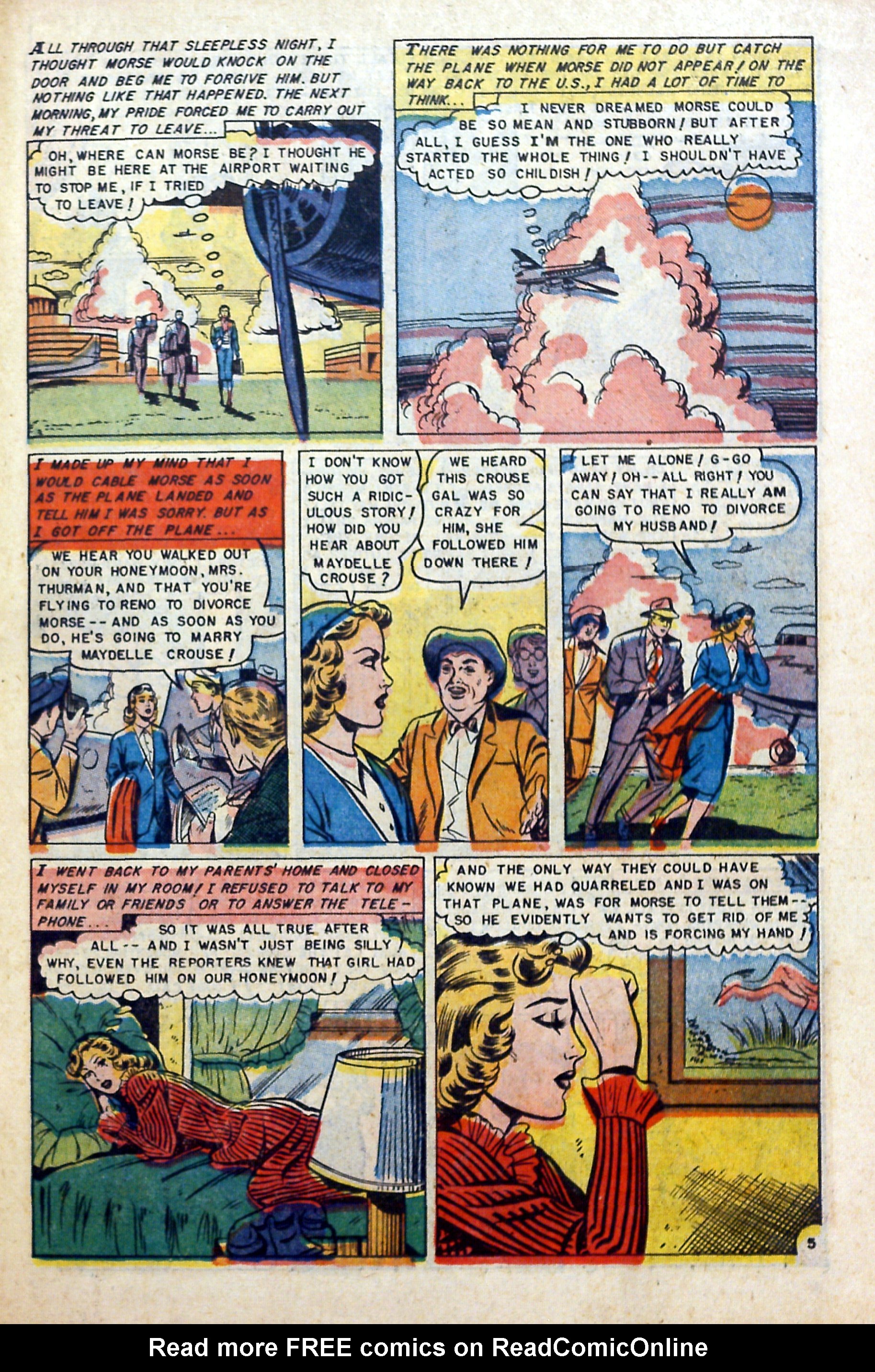Read online Glamorous Romances comic -  Issue #62 - 23