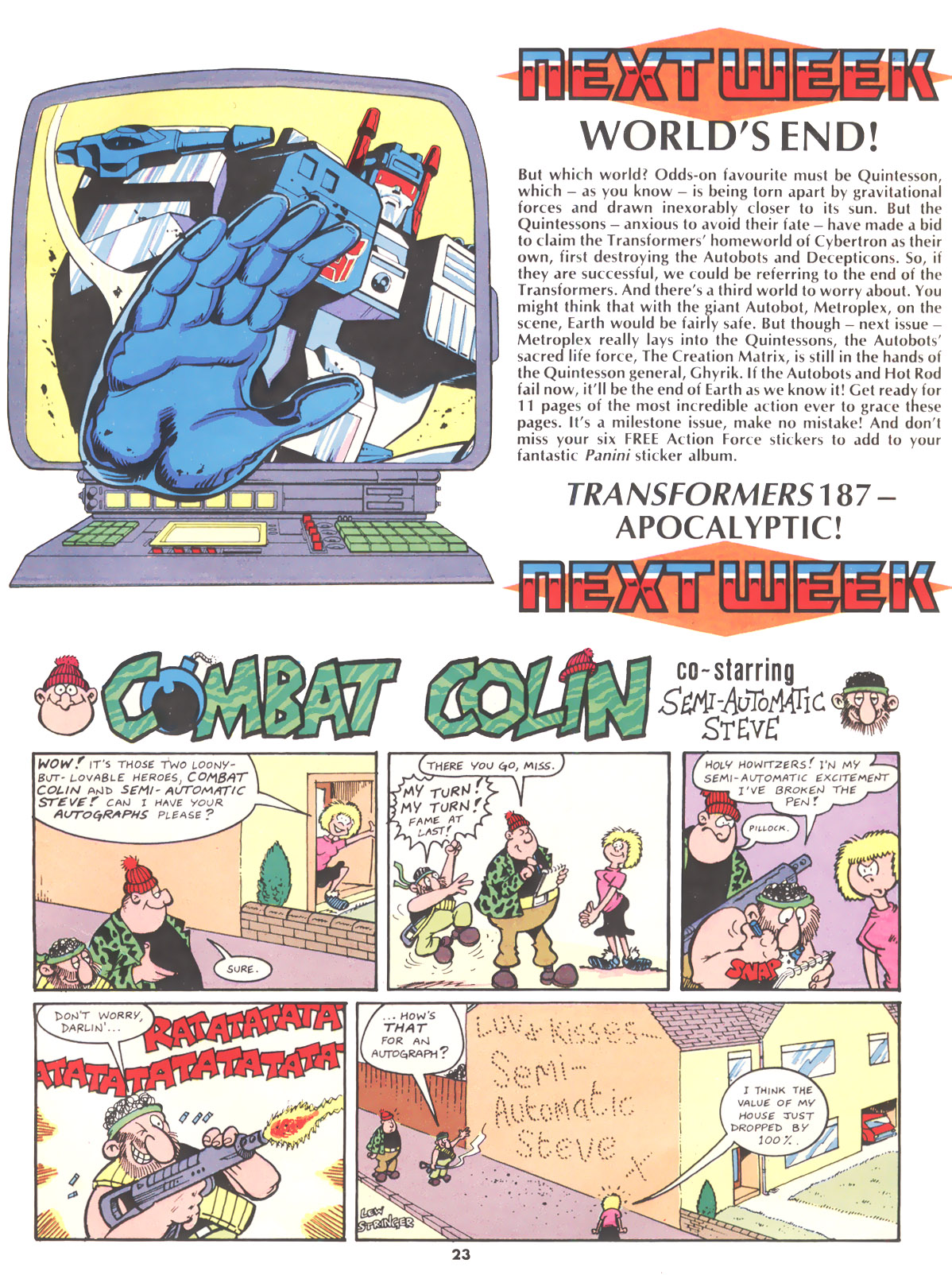 Read online The Transformers (UK) comic -  Issue #186 - 15