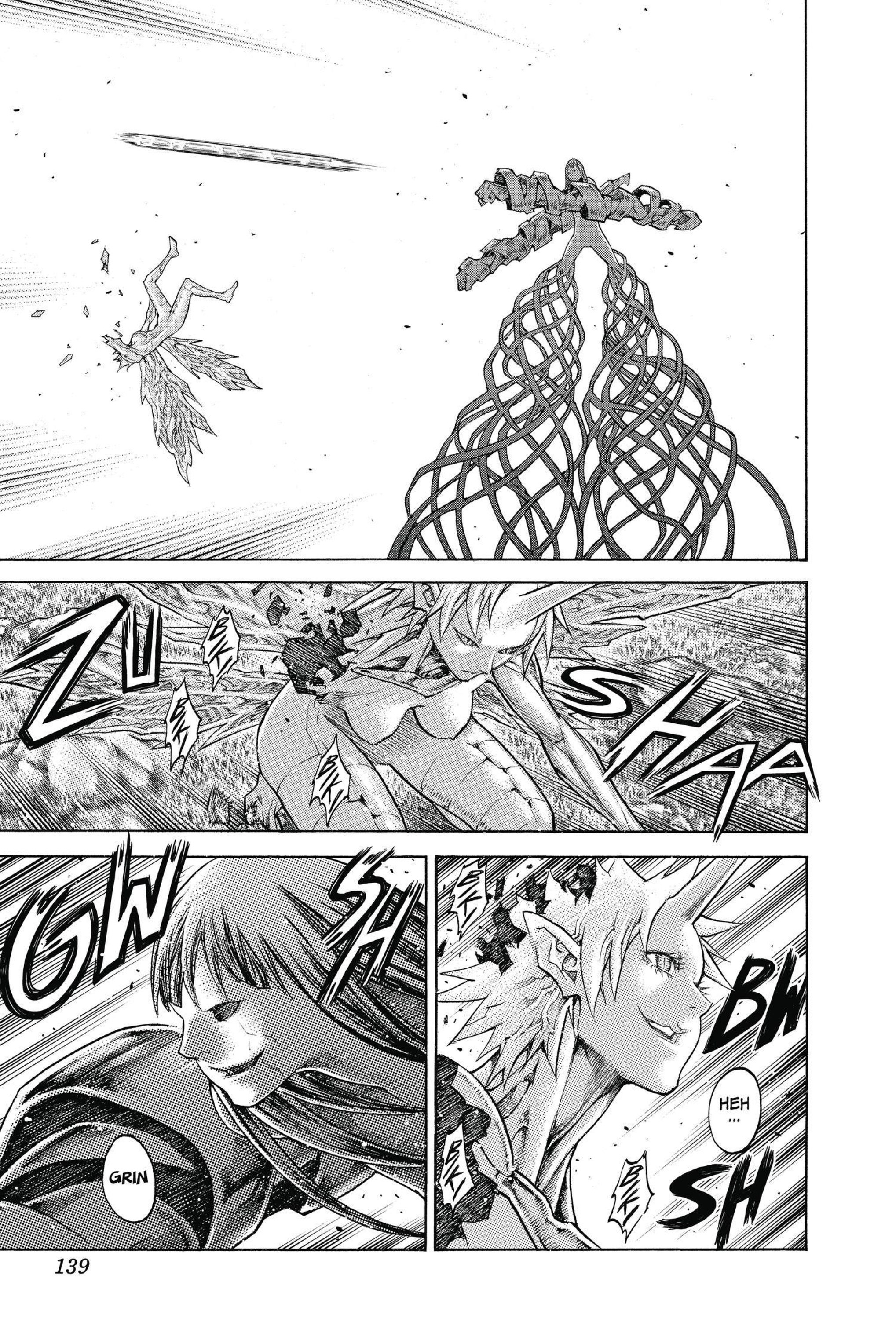 Read online Claymore comic -  Issue #24 - 128