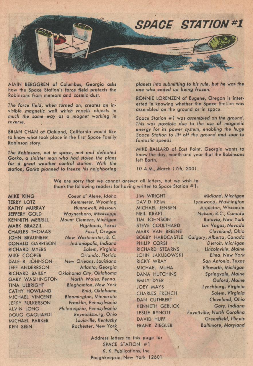 Read online Space Family Robinson comic -  Issue #20 - 28