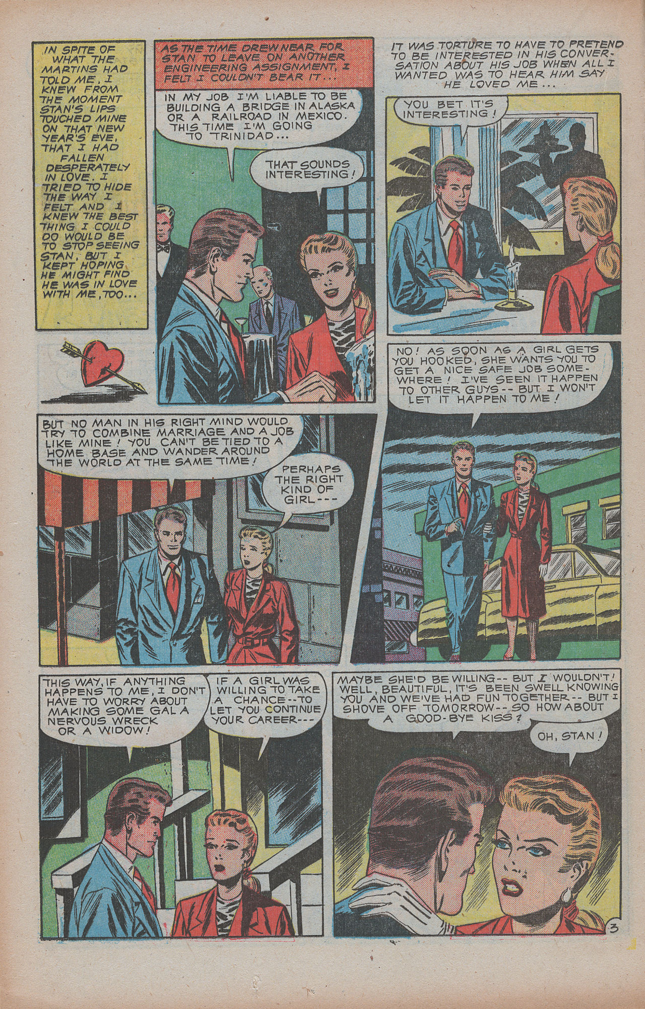 Read online Glamorous Romances comic -  Issue #55 - 20