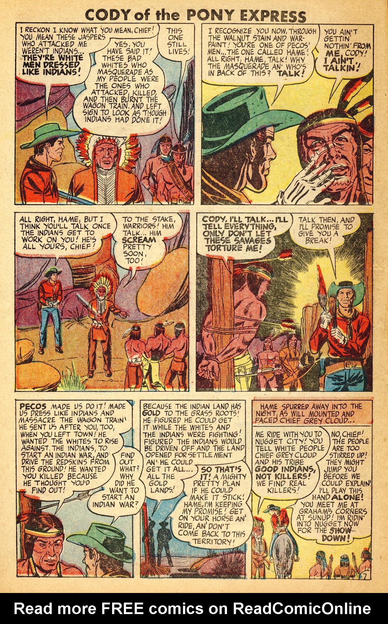 Read online Cody of the Pony Express comic -  Issue # Full - 8