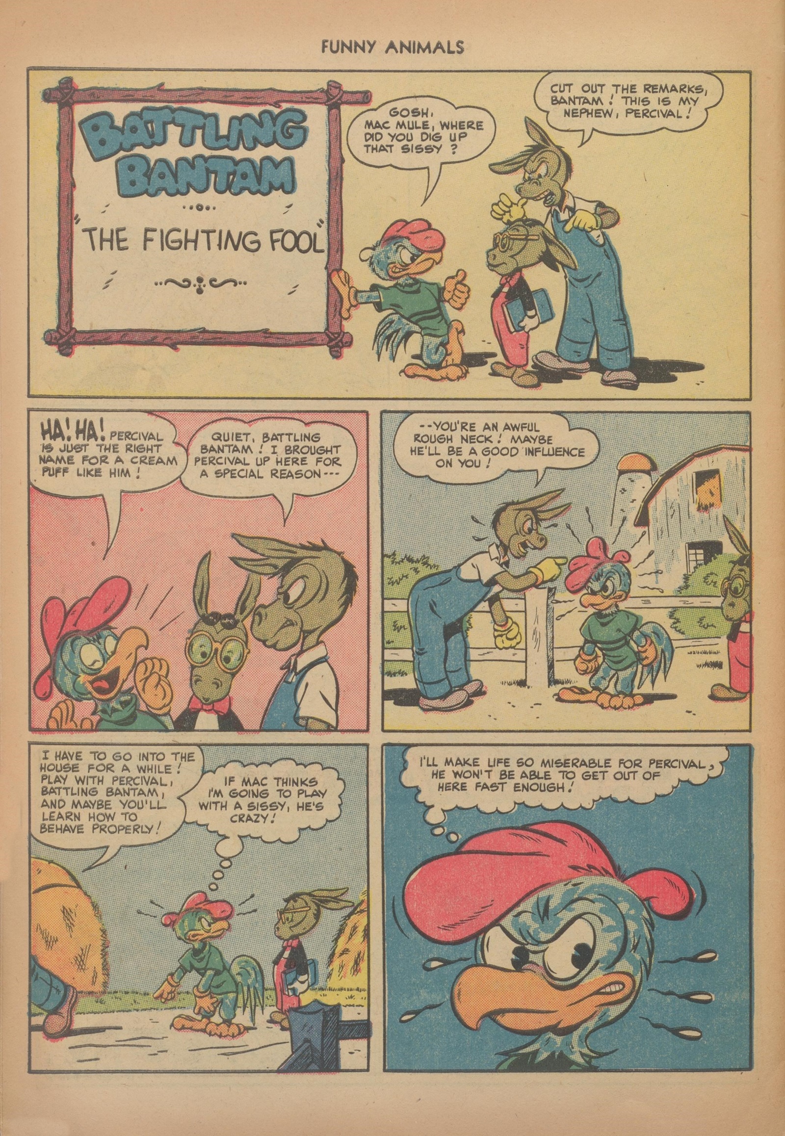 Read online Fawcett's Funny Animals comic -  Issue #64 - 30