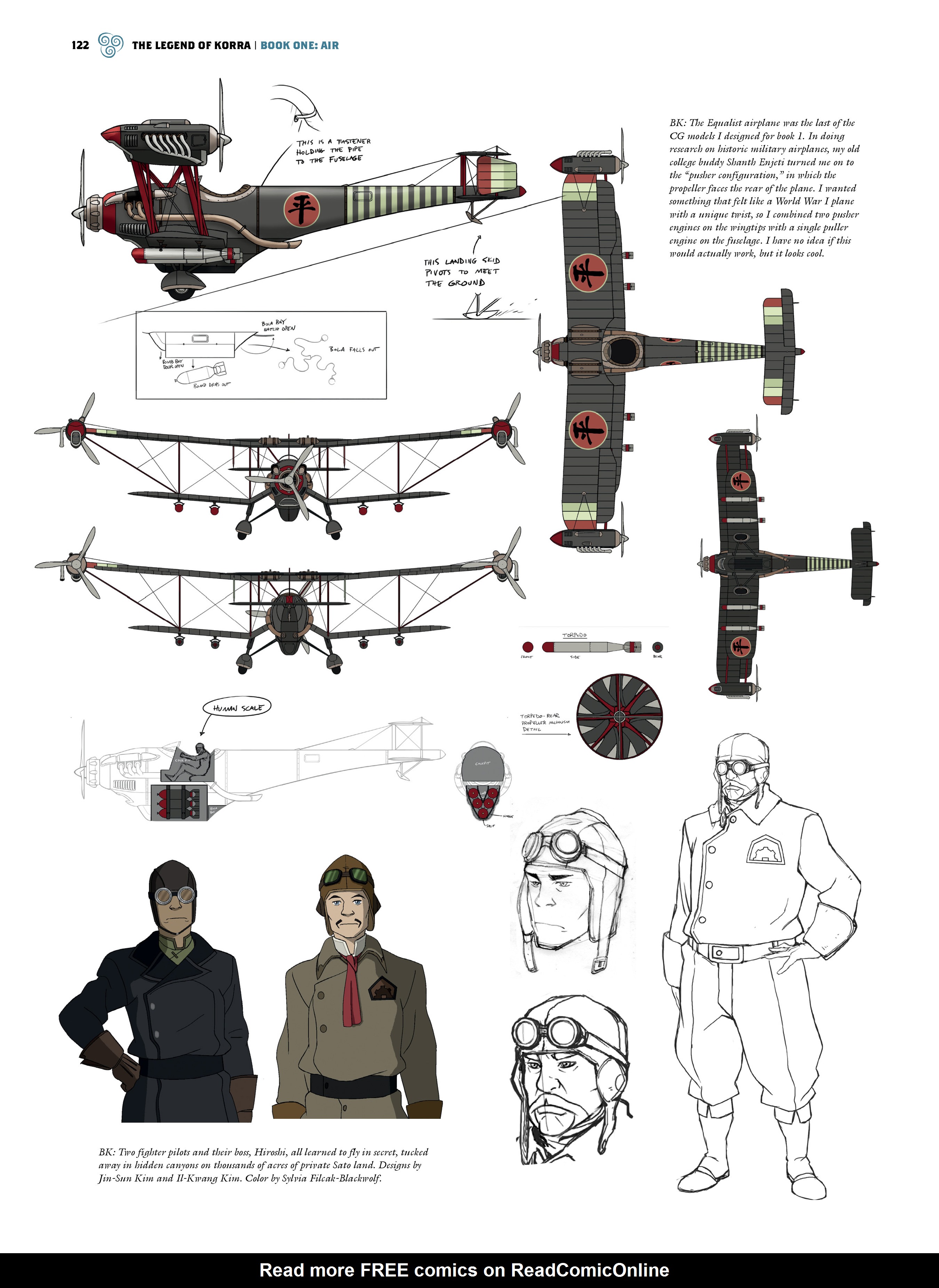 Read online The Legend of Korra: The Art of the Animated Series comic -  Issue # TPB 1 - 110