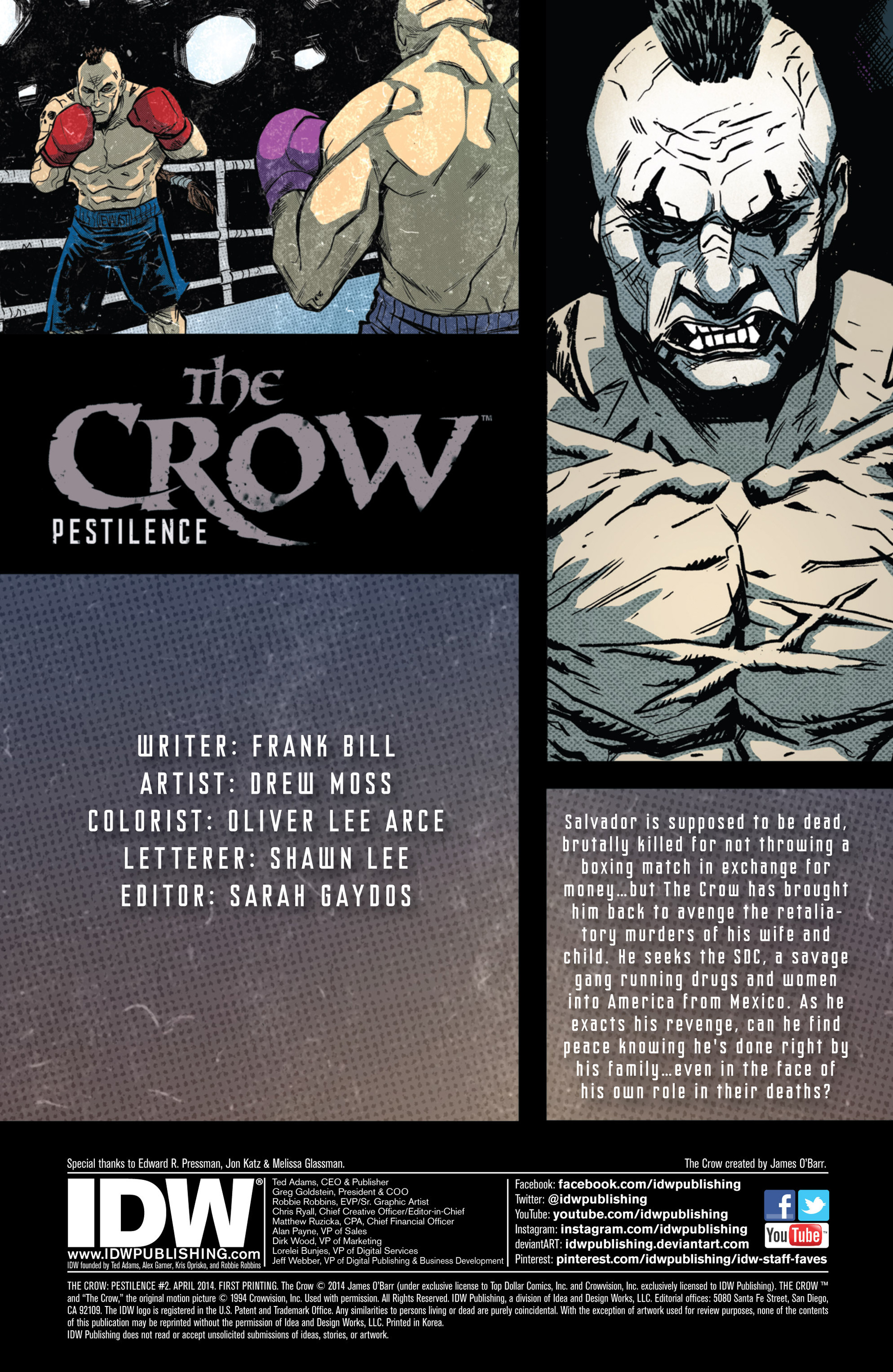 Read online The Crow: Pestilence comic -  Issue #2 - 2
