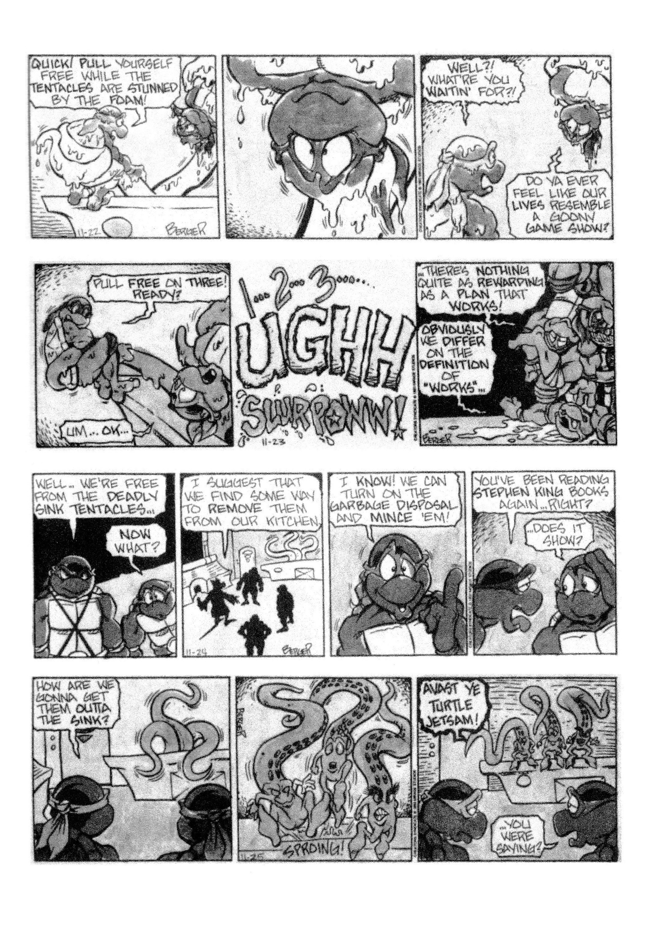 Read online Teenage Mutant Ninja Turtles: Complete Newspaper Daily Comic Strip Collection comic -  Issue # TPB 2 (Part 2) - 110