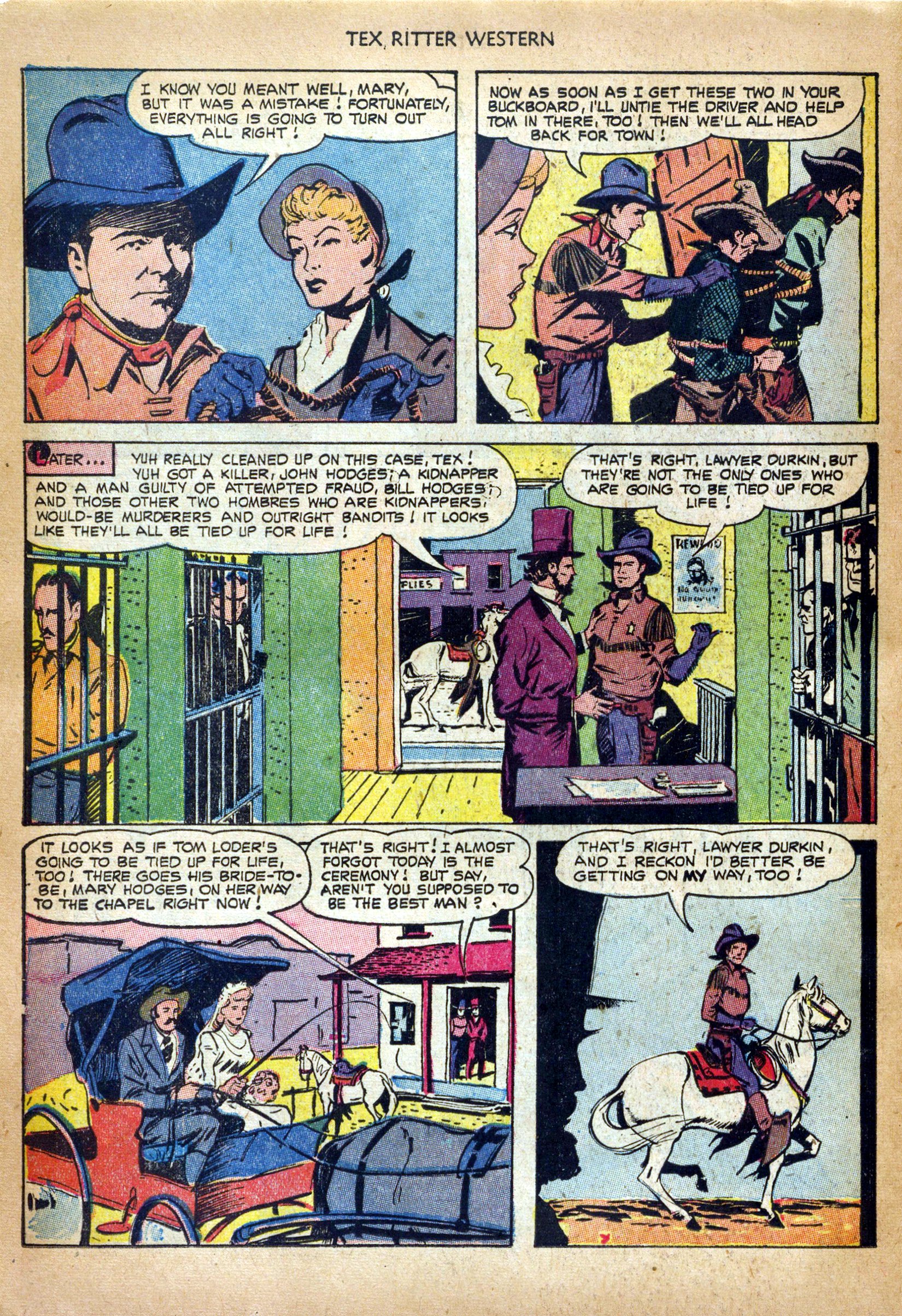 Read online Tex Ritter Western comic -  Issue #18 - 26
