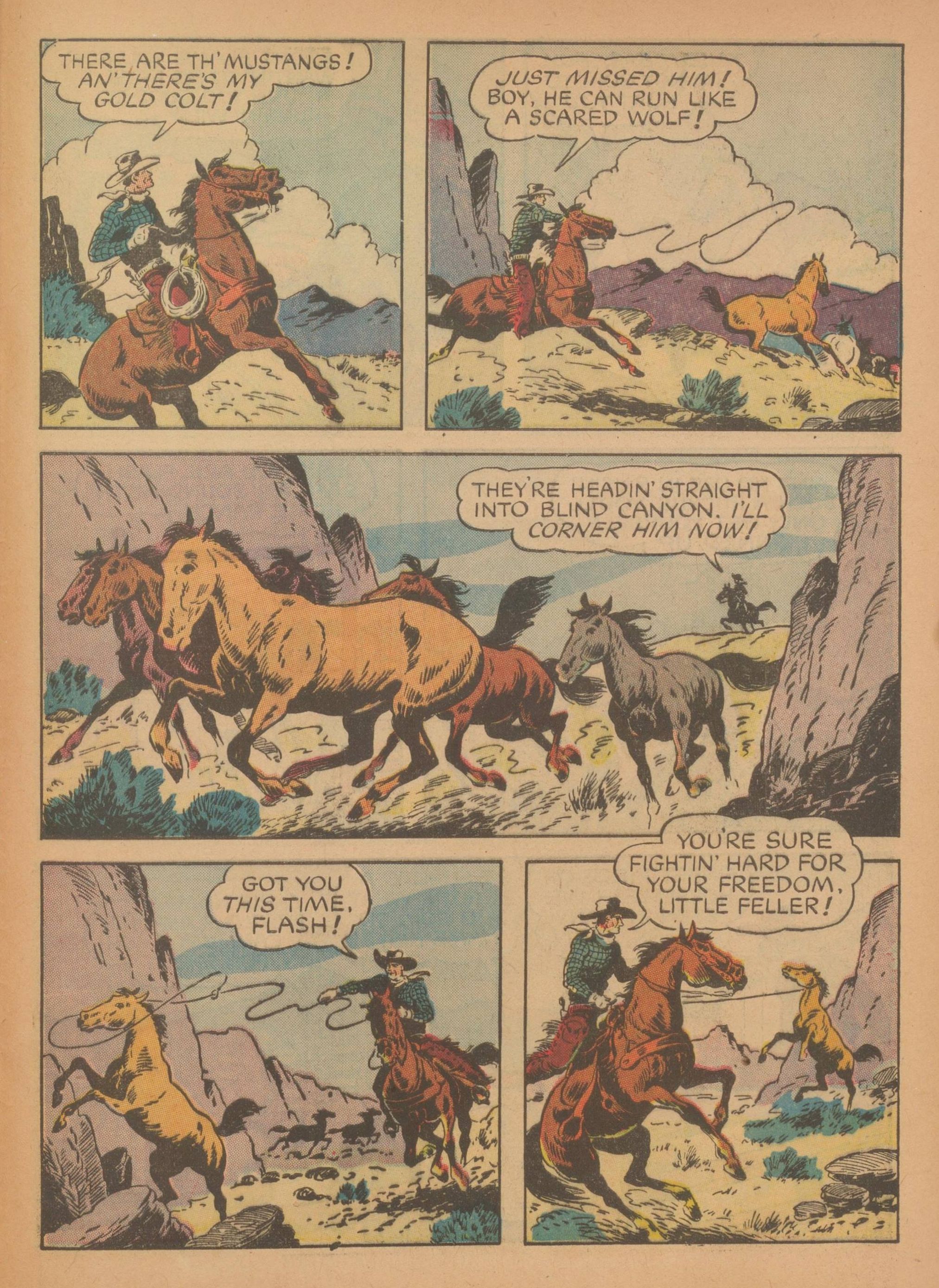 Read online Gene Autry Comics comic -  Issue #4 - 63