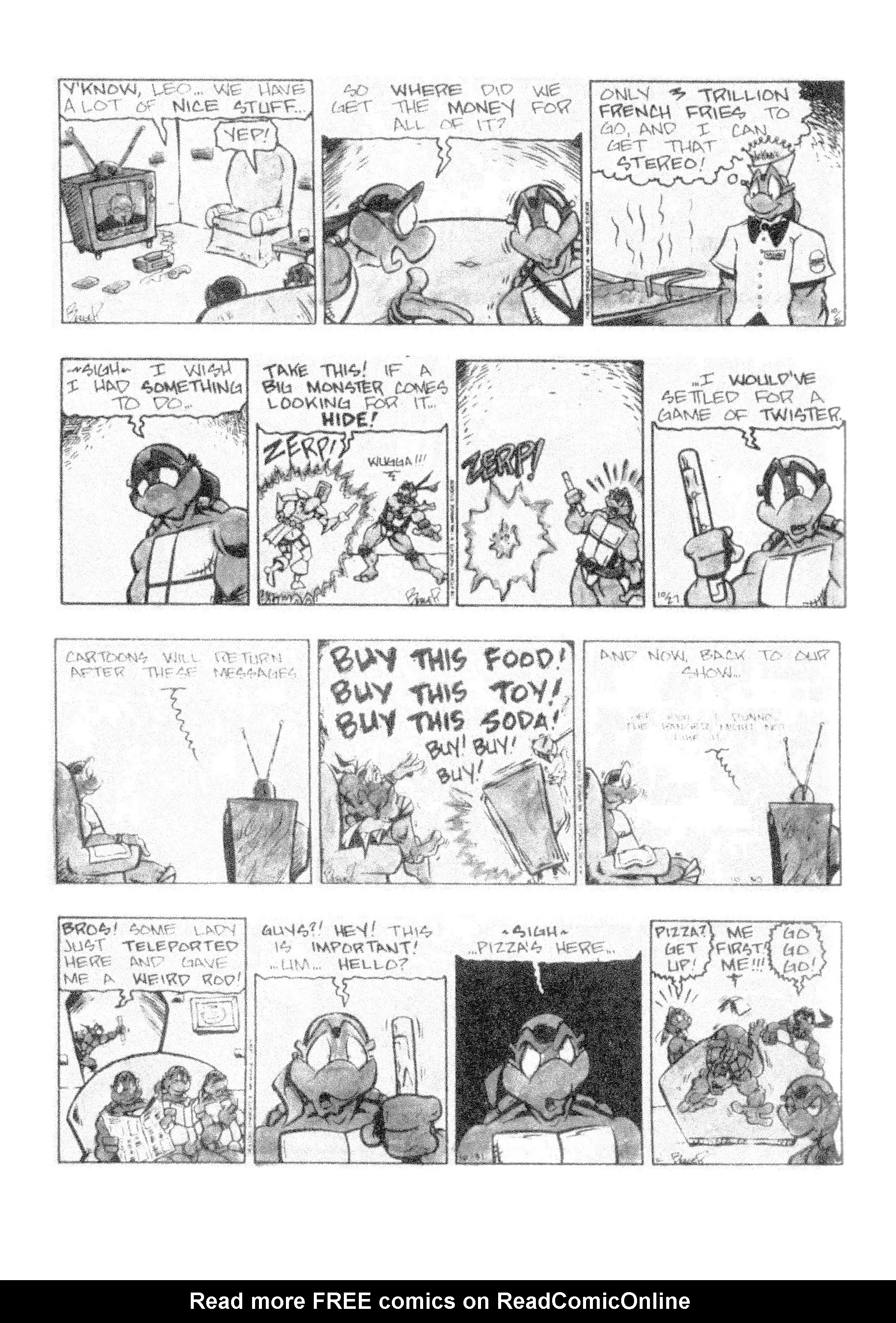 Read online Teenage Mutant Ninja Turtles: Complete Newspaper Daily Comic Strip Collection comic -  Issue # TPB 3 (Part 2) - 22