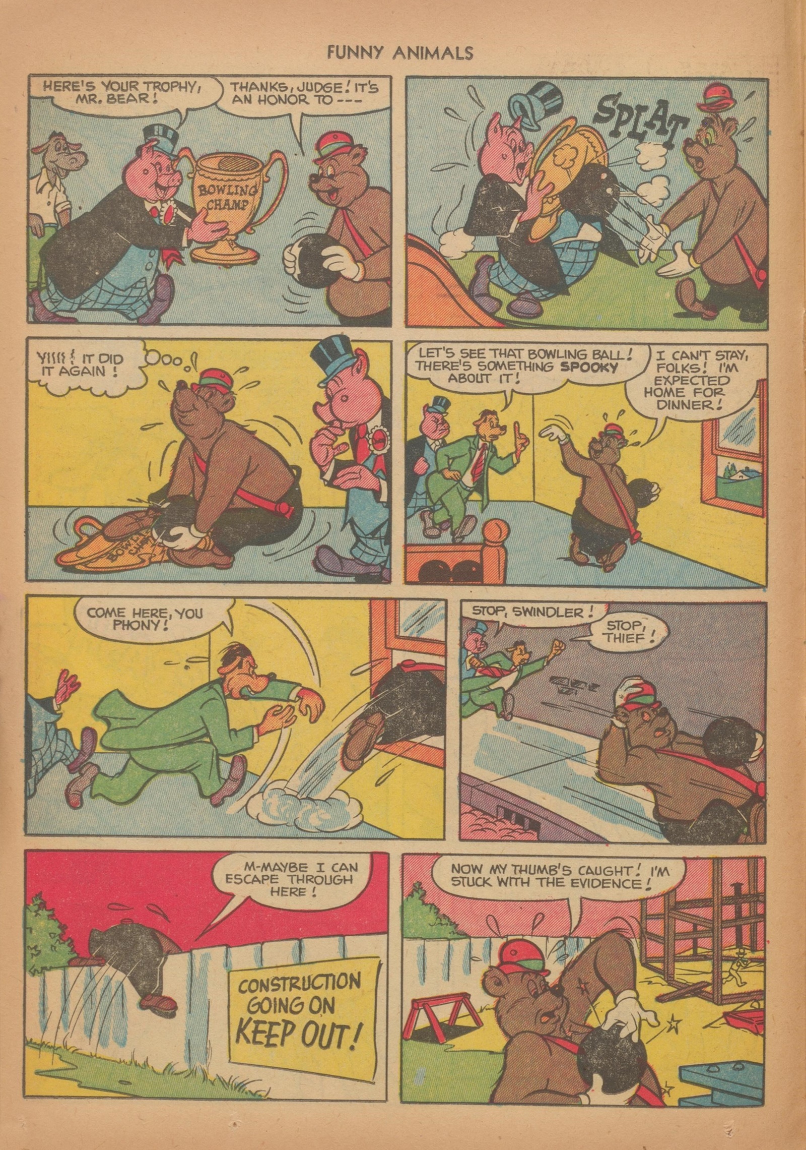 Read online Fawcett's Funny Animals comic -  Issue #75 - 14