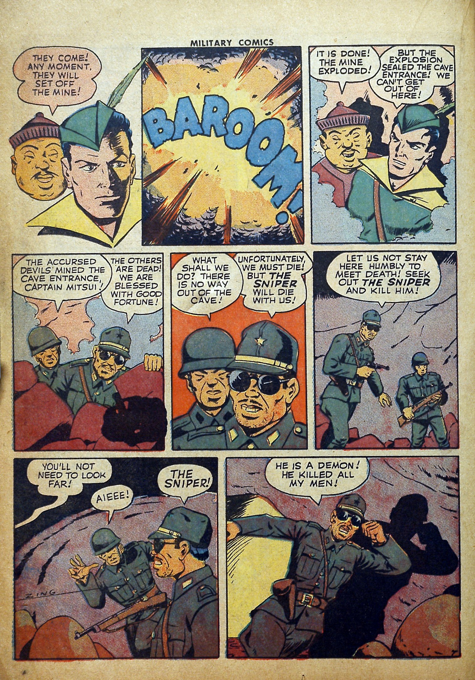 Read online Military Comics comic -  Issue #26 - 28