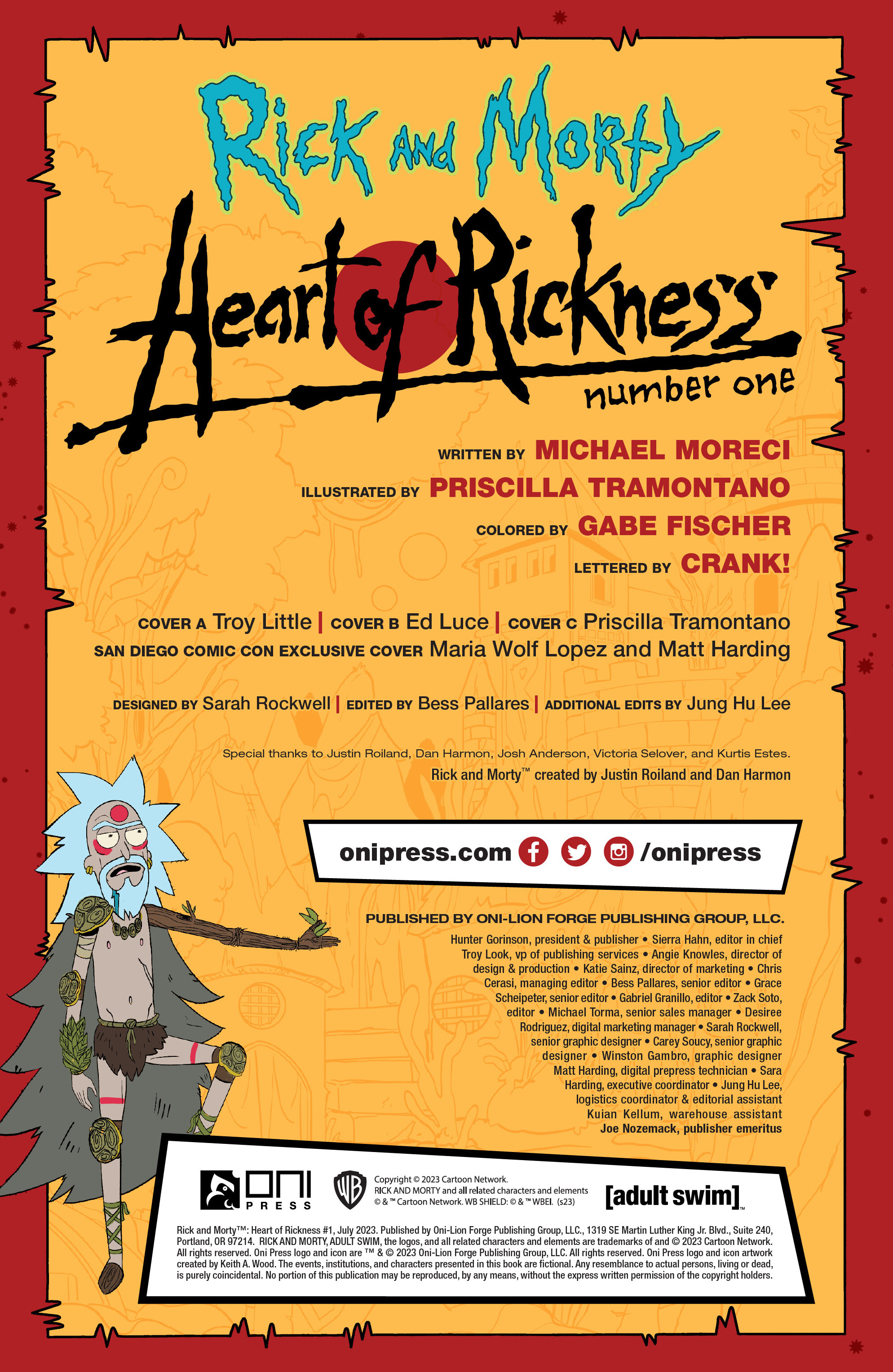 Read online Rick and Morty: Heart of Rickness comic -  Issue #1 - 2