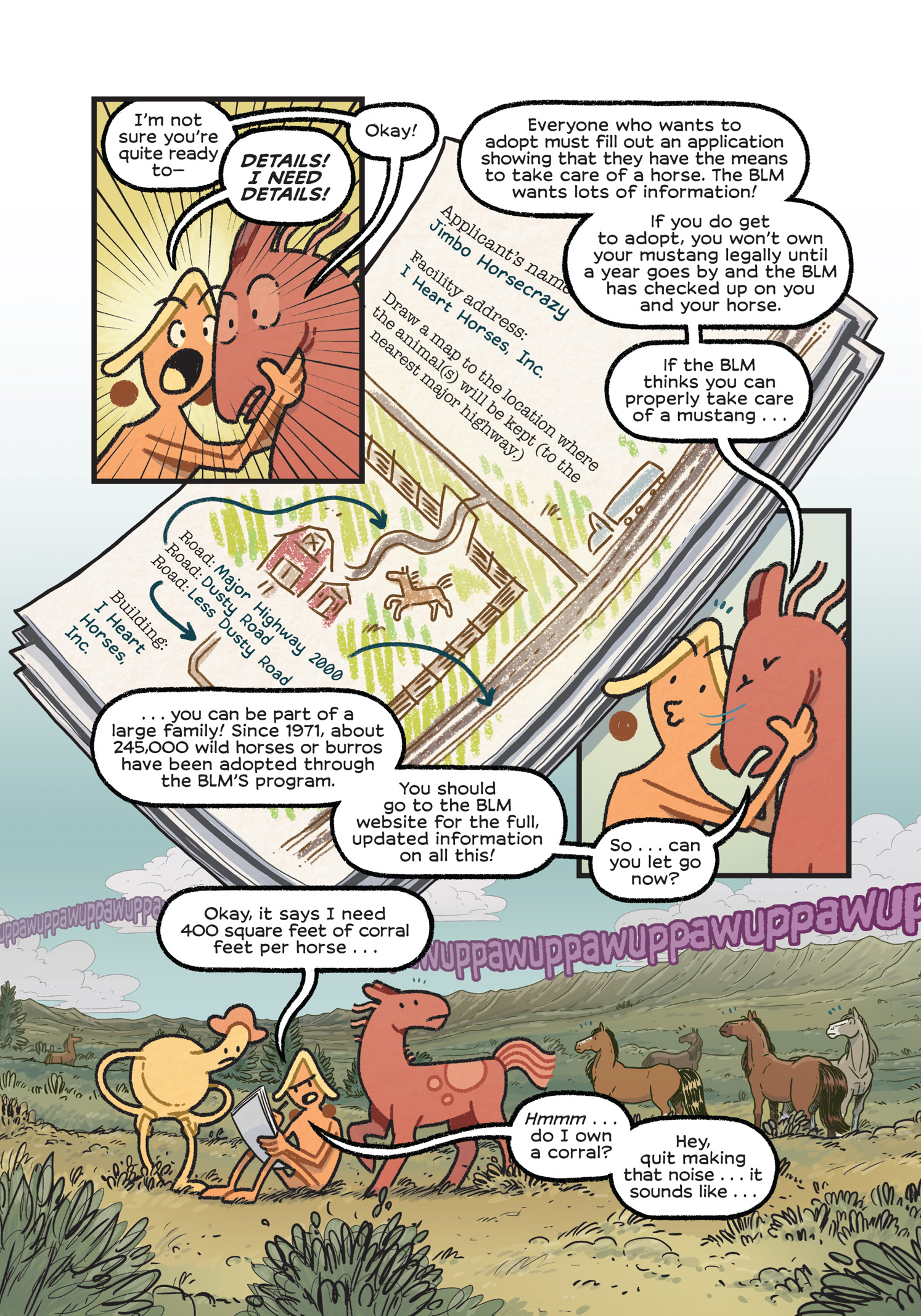 Read online History Comics comic -  Issue # The Wild Mustang - Horses of the American West - 102