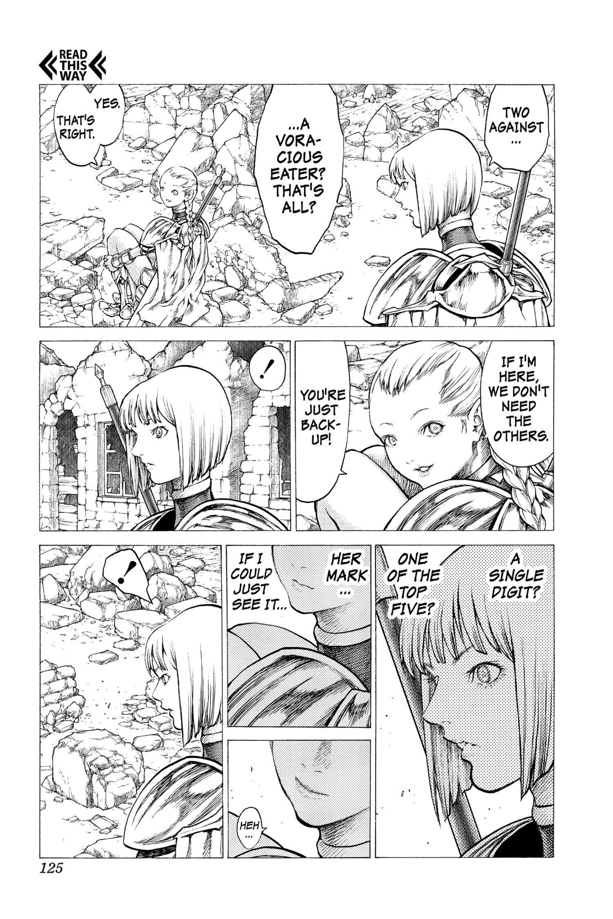 Read online Claymore comic -  Issue #6 - 119
