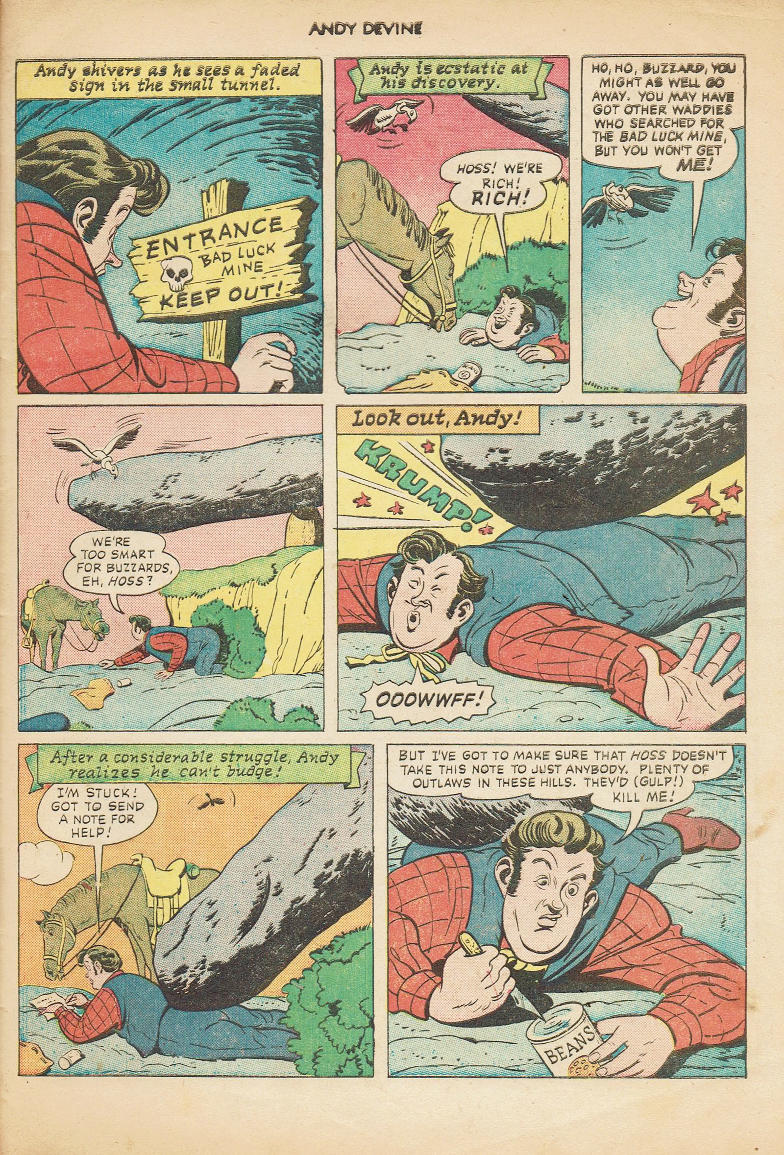 Read online Andy Devine Western comic -  Issue #2 - 29