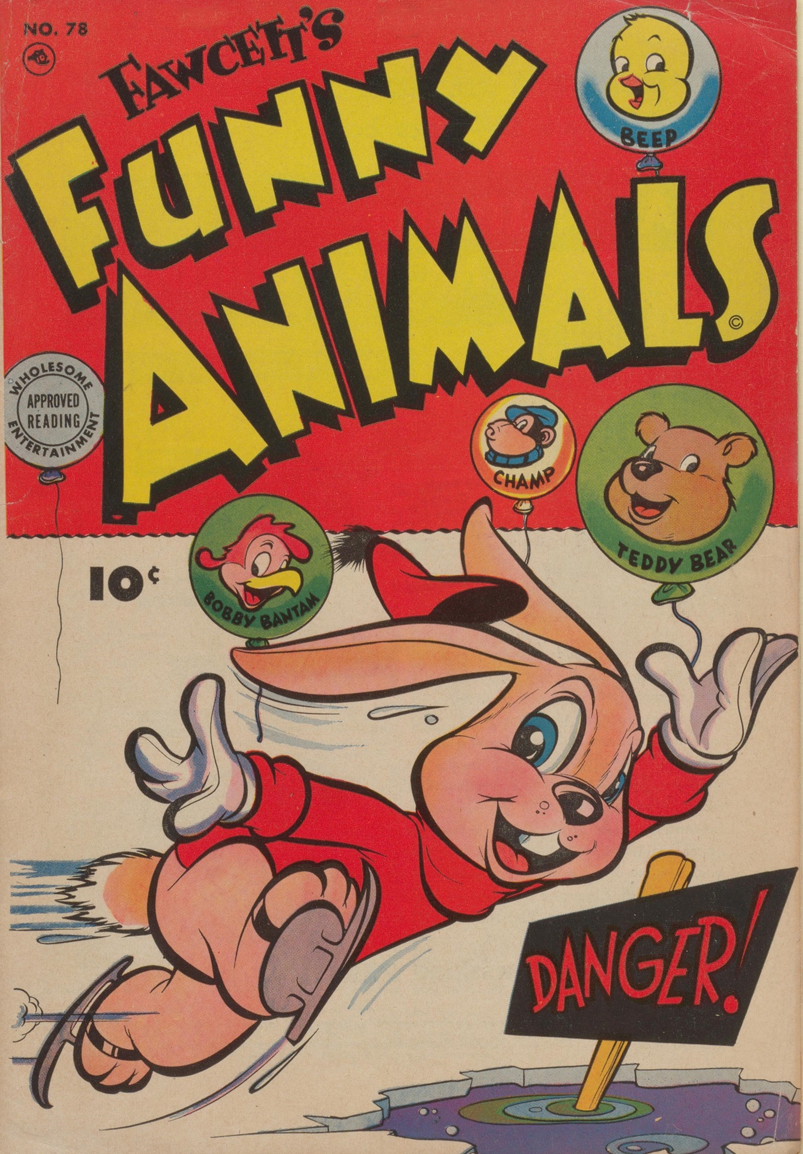 Read online Fawcett's Funny Animals comic -  Issue #78 - 1