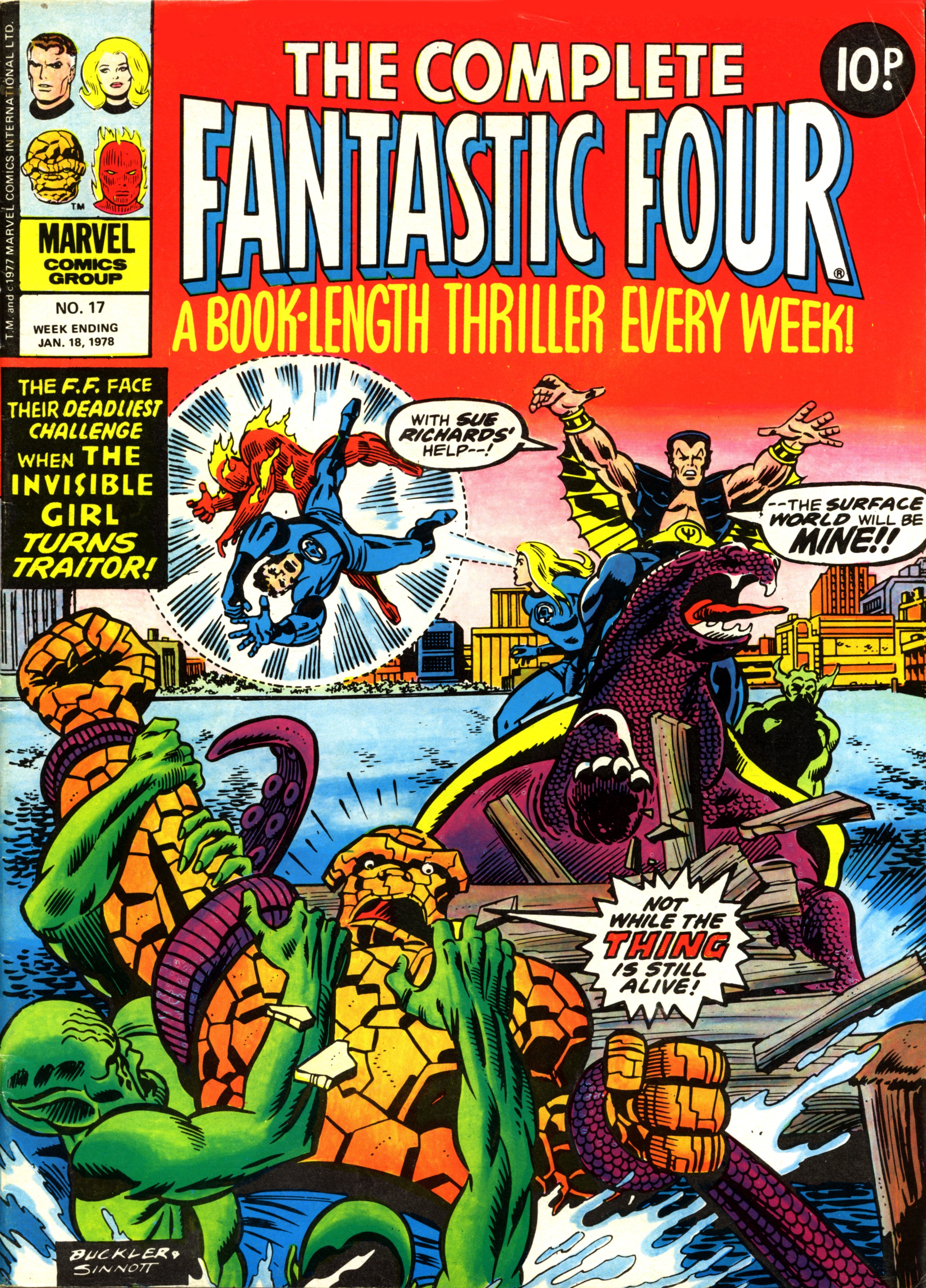 Read online Fantastic Four (1982) comic -  Issue #17 - 1