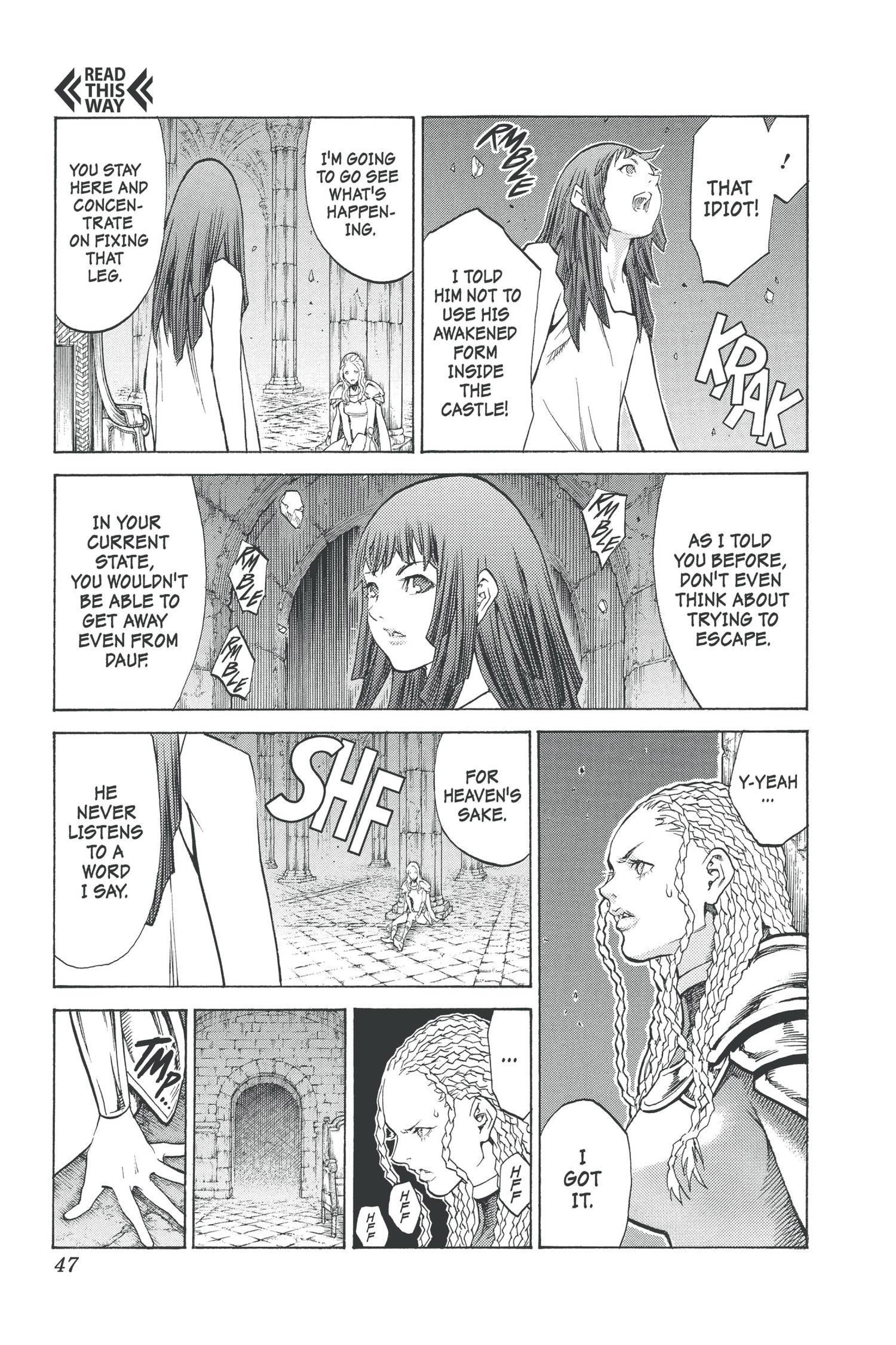 Read online Claymore comic -  Issue #17 - 46