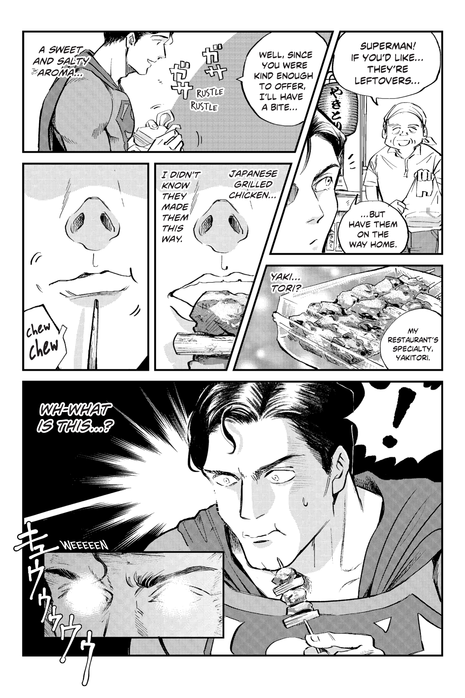 Read online Superman vs. Meshi comic -  Issue #1 - 16