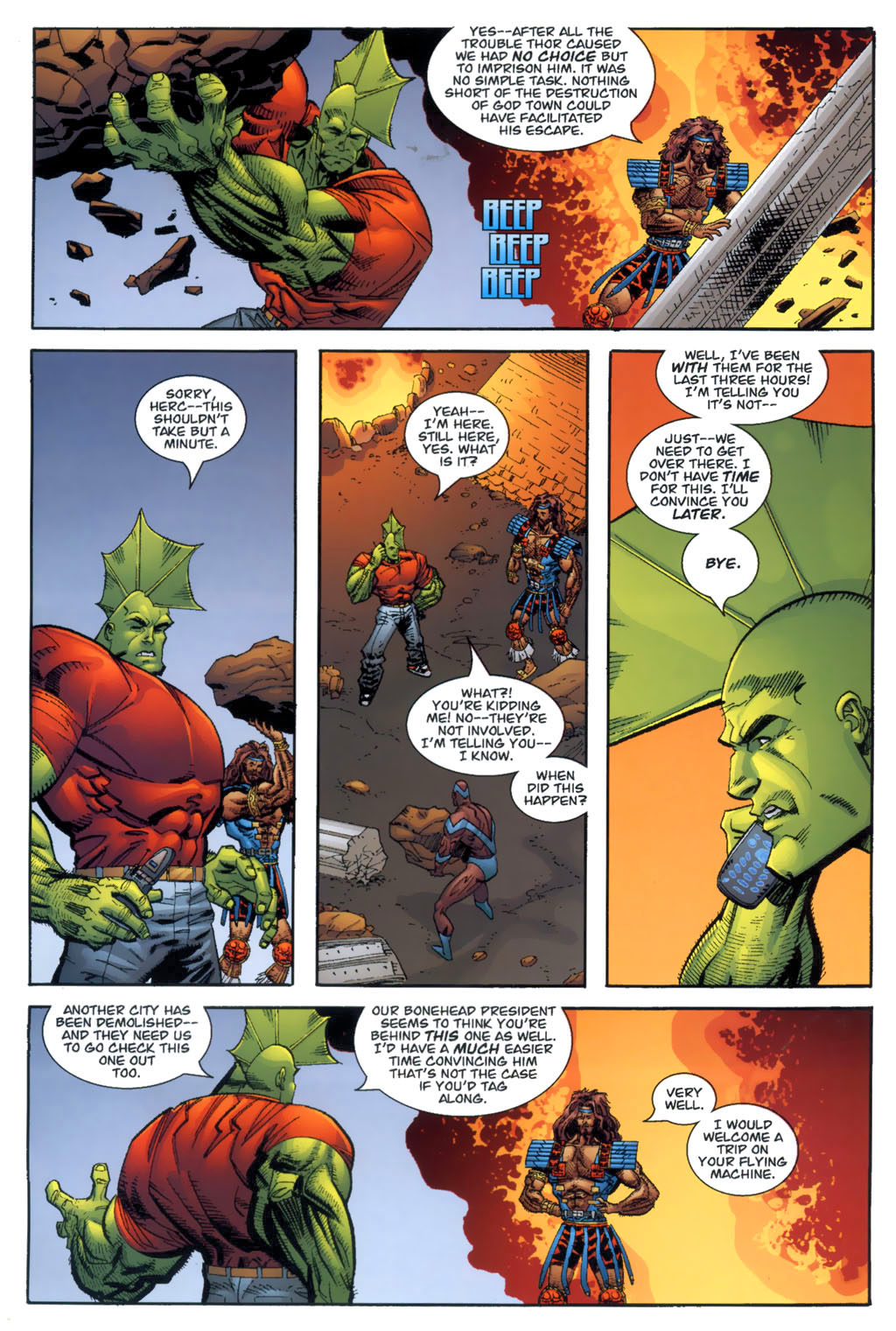 Read online Savage Dragon: God War comic -  Issue #2 - 16
