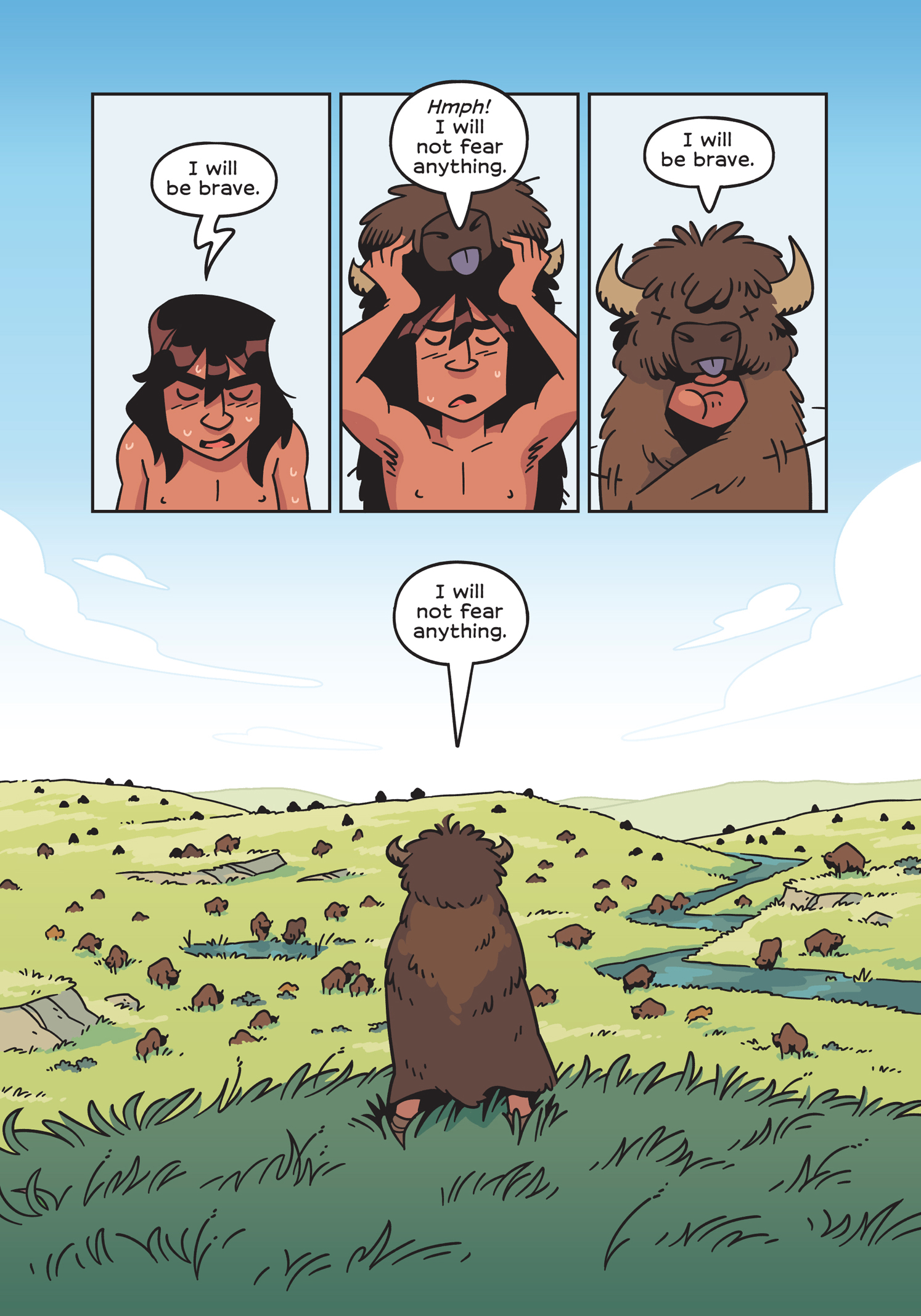 Read online History Comics comic -  Issue # The American Bison - The Buffalos Survival Tale - 14