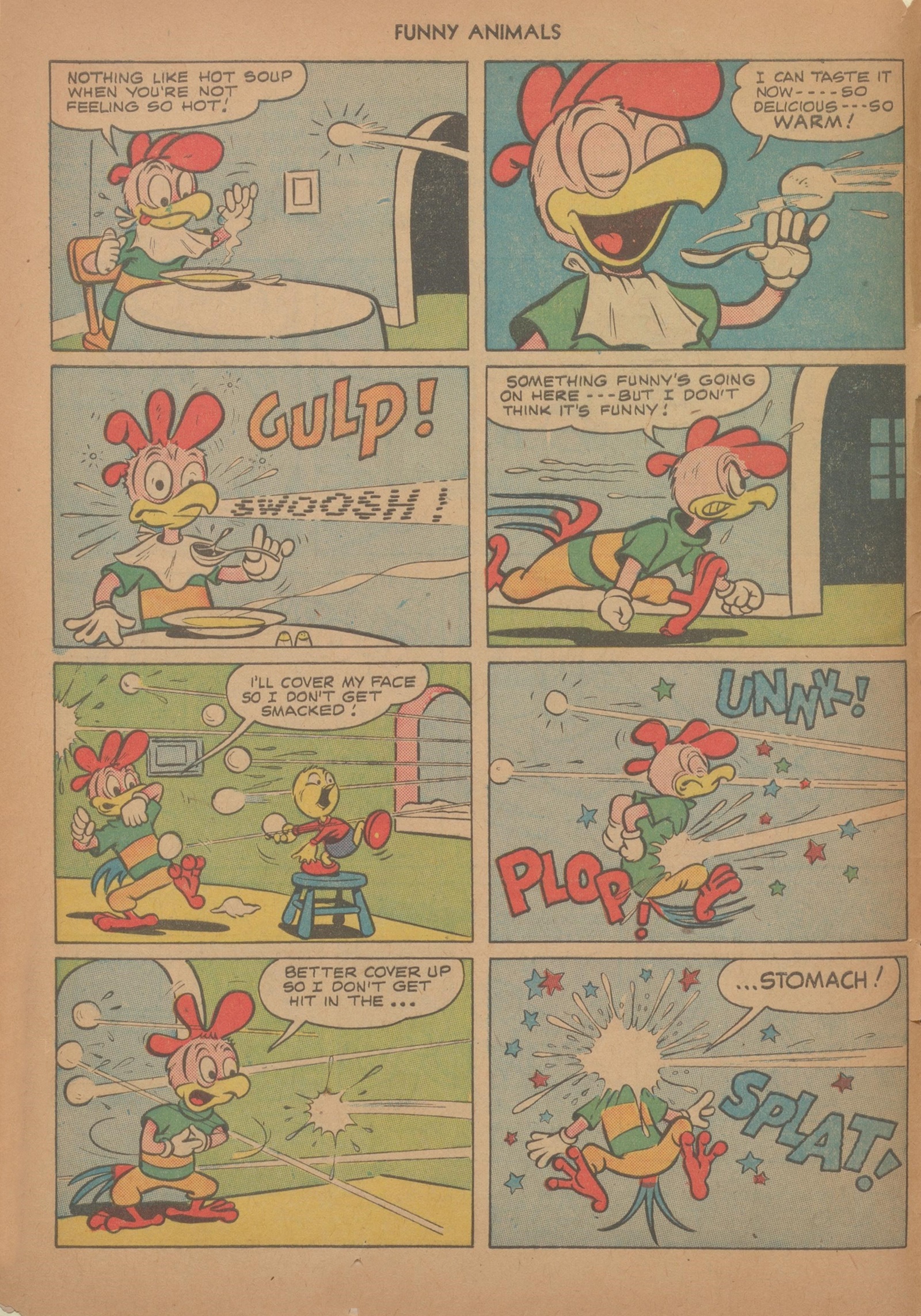 Read online Fawcett's Funny Animals comic -  Issue #70 - 4