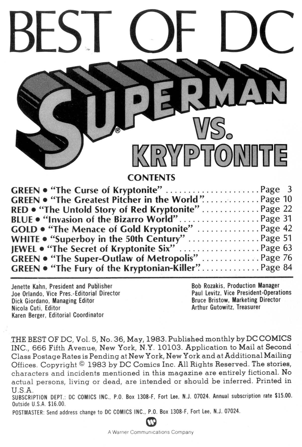 Read online The Best of DC comic -  Issue #36 - 2