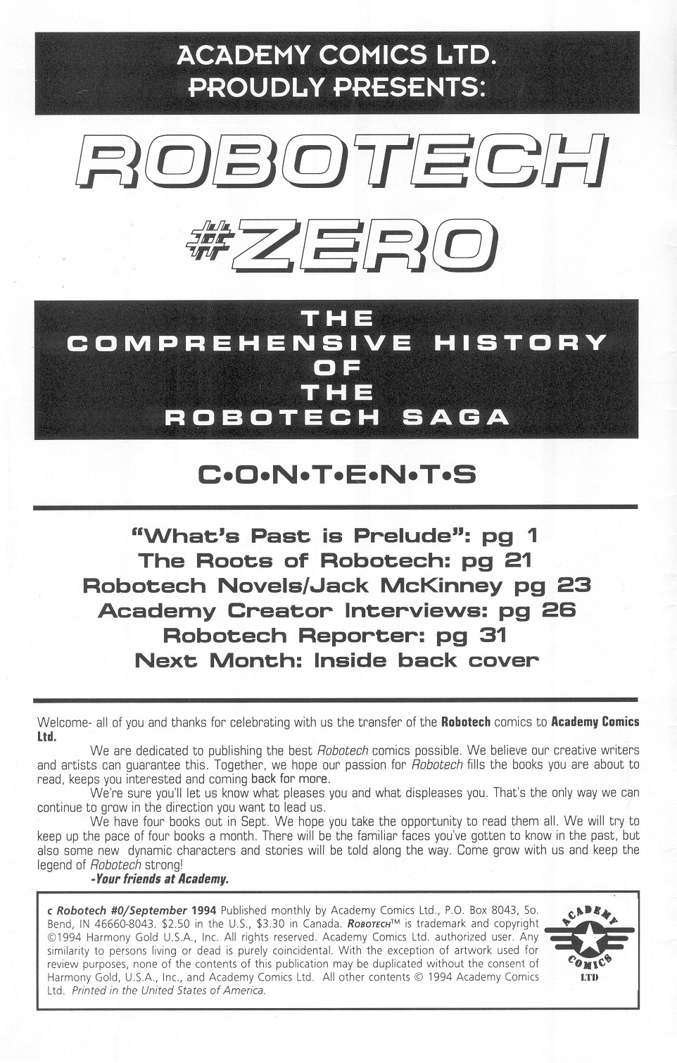 Read online Robotech: Zero comic -  Issue # Full - 2