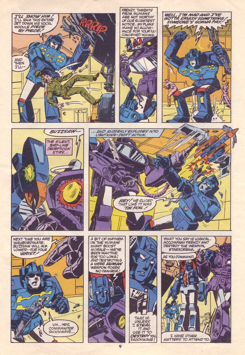 Read online The Transformers (UK) comic -  Issue #33 - 10