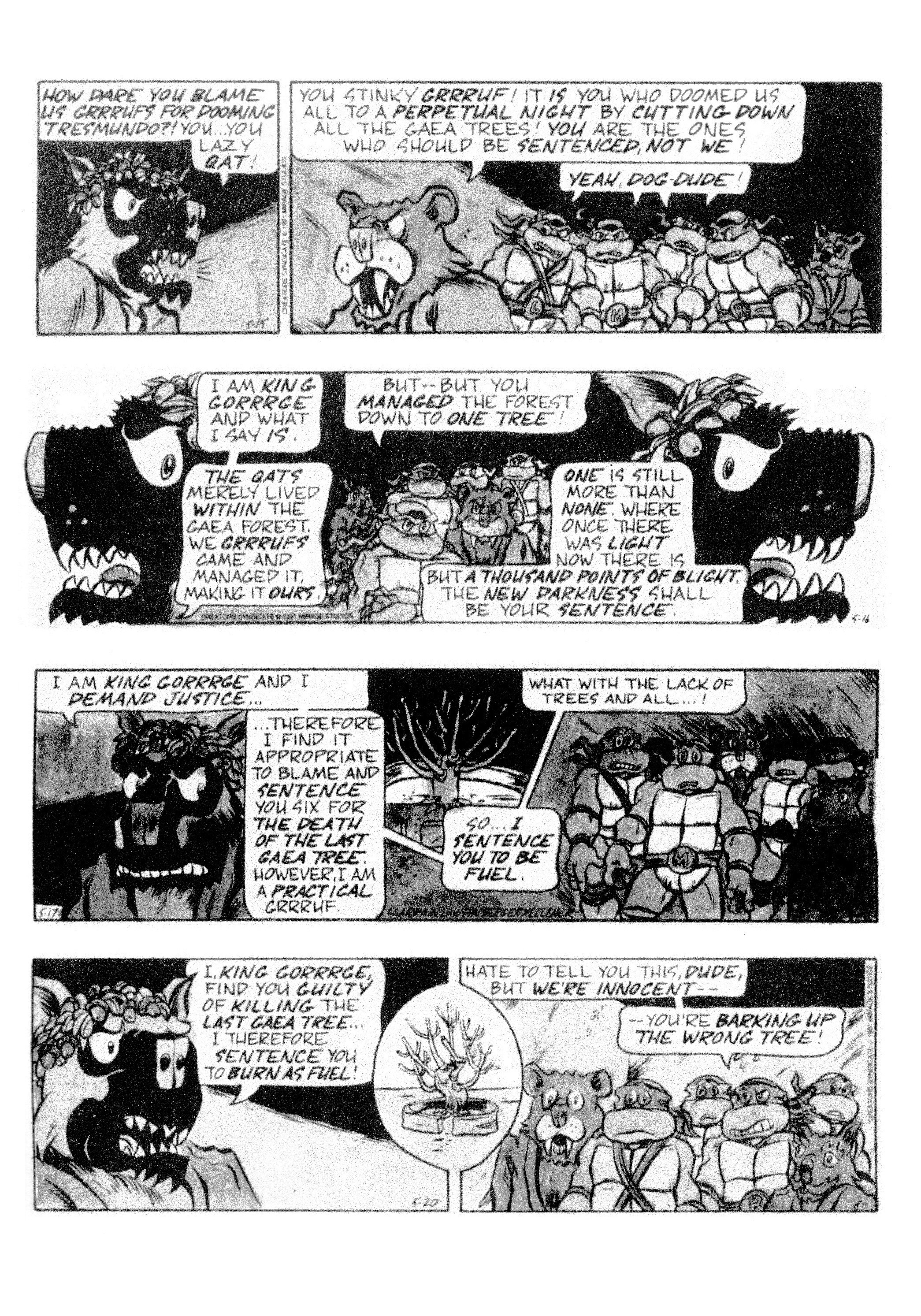 Read online Teenage Mutant Ninja Turtles: Complete Newspaper Daily Comic Strip Collection comic -  Issue # TPB 2 (Part 1) - 41
