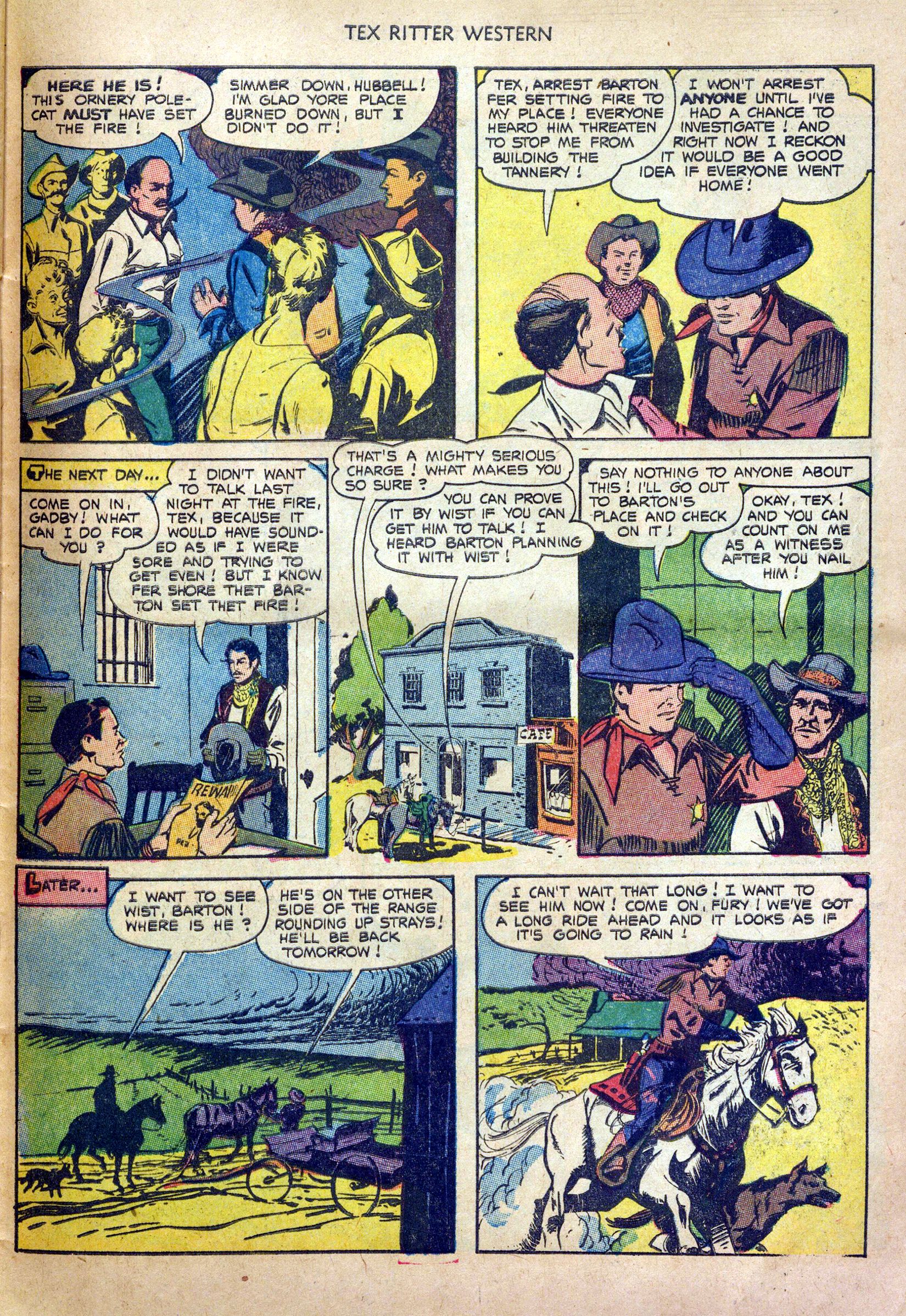 Read online Tex Ritter Western comic -  Issue #20 - 27