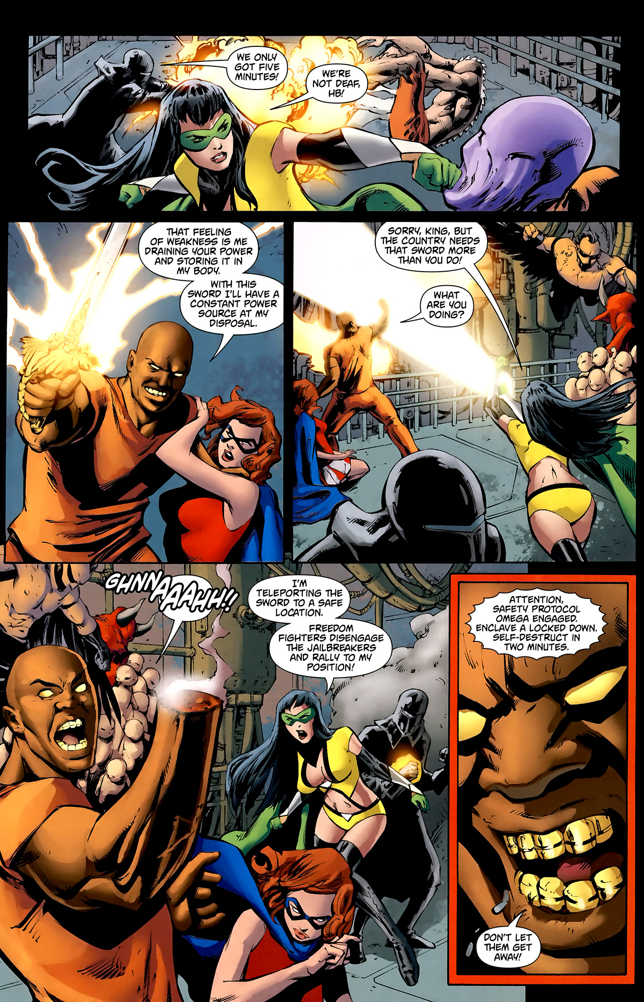 Read online Freedom Fighters (2010) comic -  Issue #6 - 11