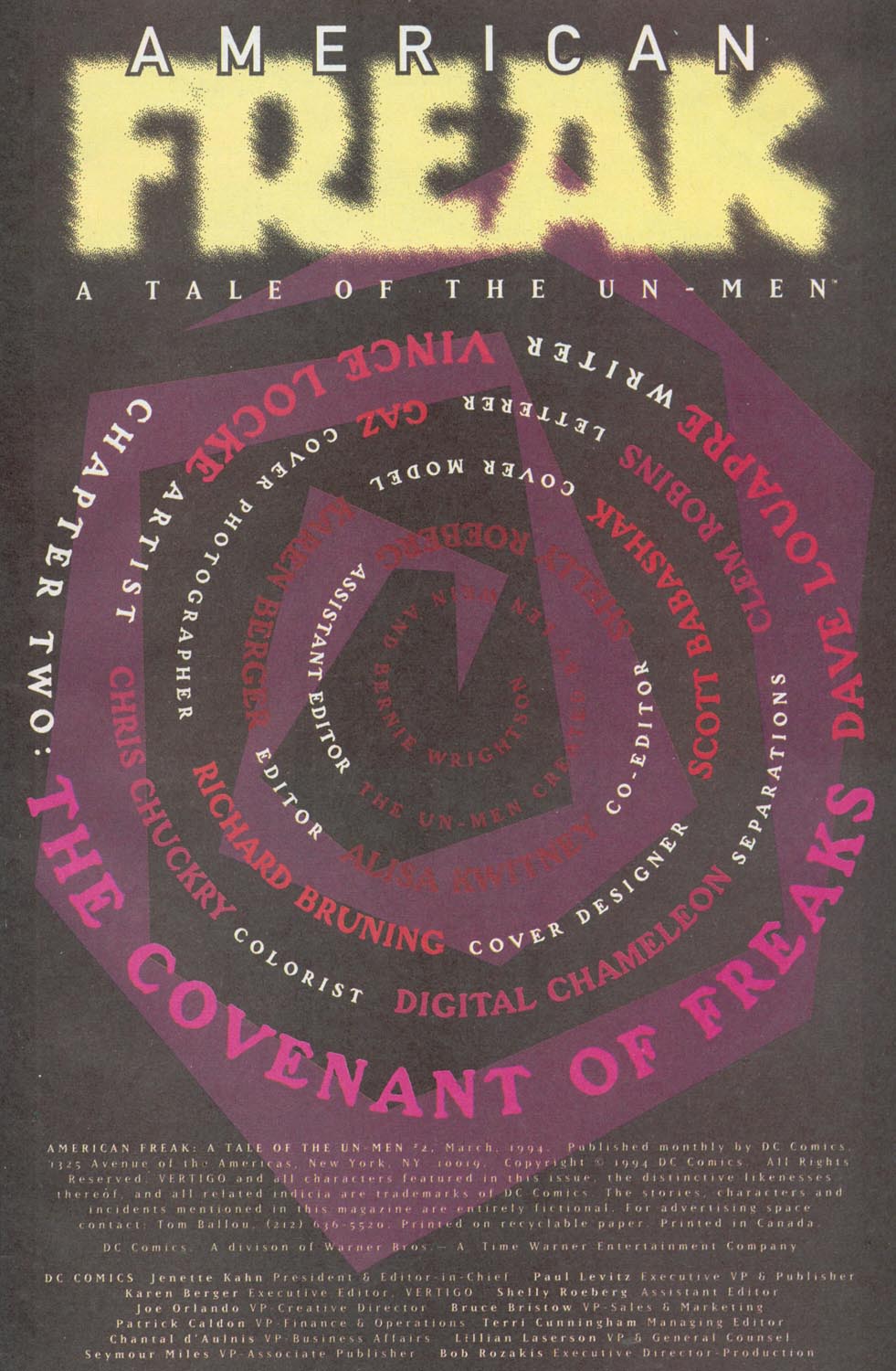 Read online American Freak: A Tale of the Un-Men comic -  Issue #2 - 2