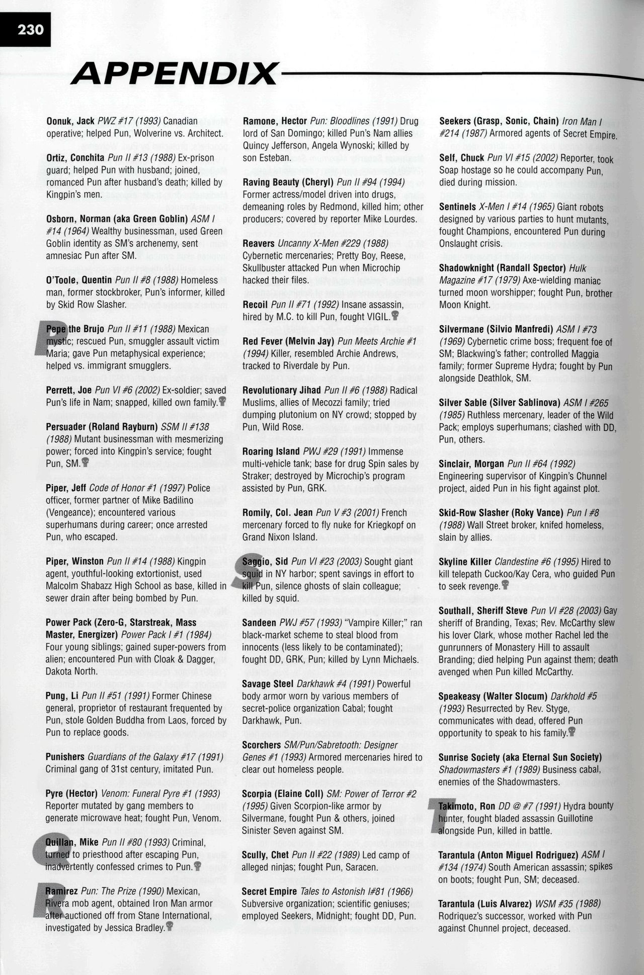 Read online Marvel Encyclopedia comic -  Issue # TPB 5 - 233