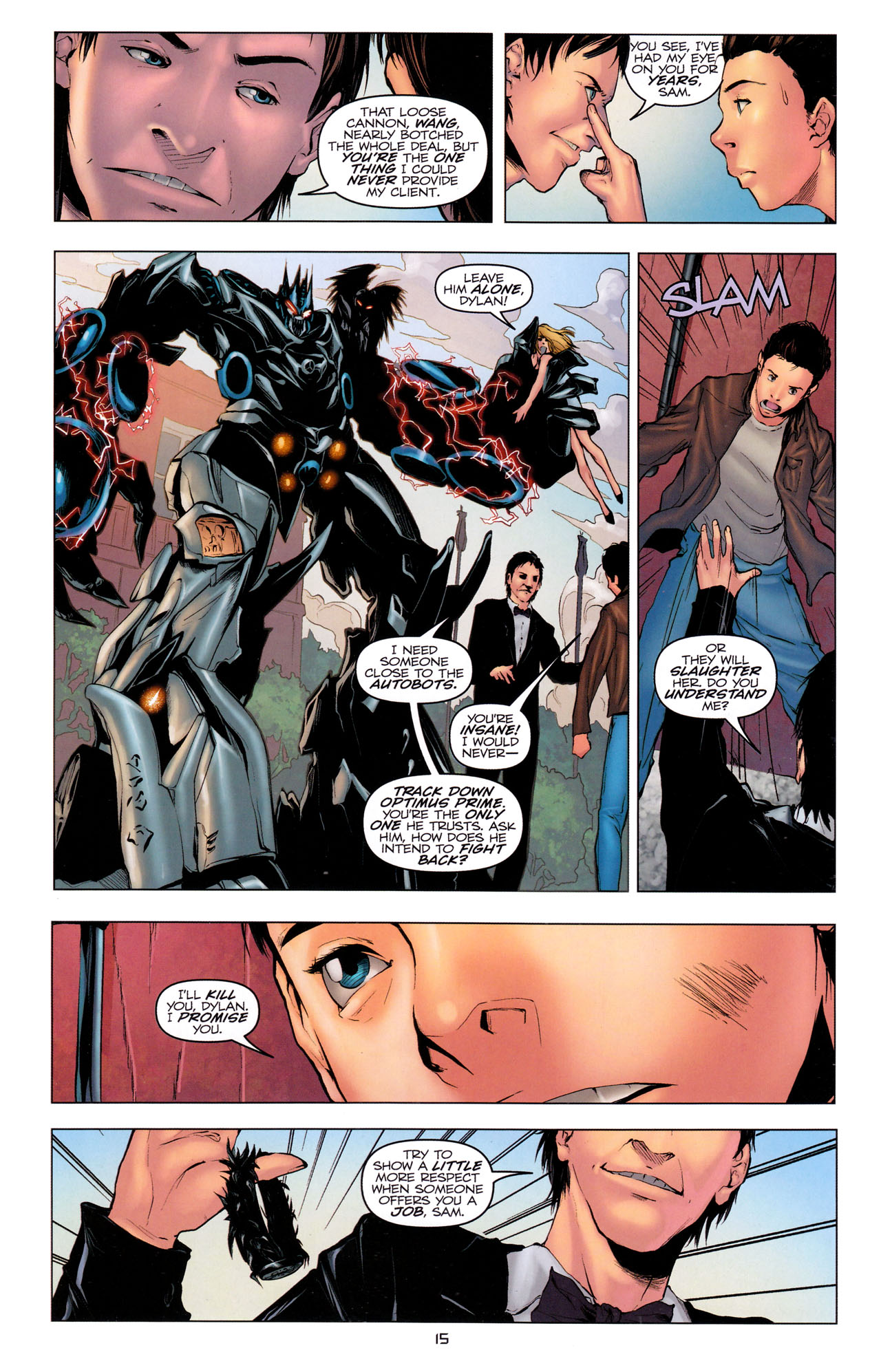 Read online Transformers: Dark of the Moon Movie Adaptation comic -  Issue #3 - 17