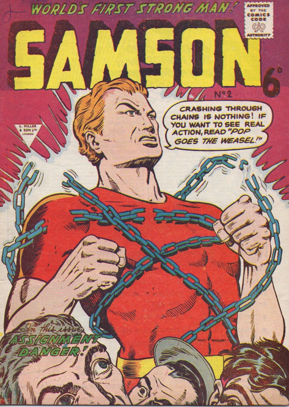 Read online Samson (1955) comic -  Issue #13 - 1