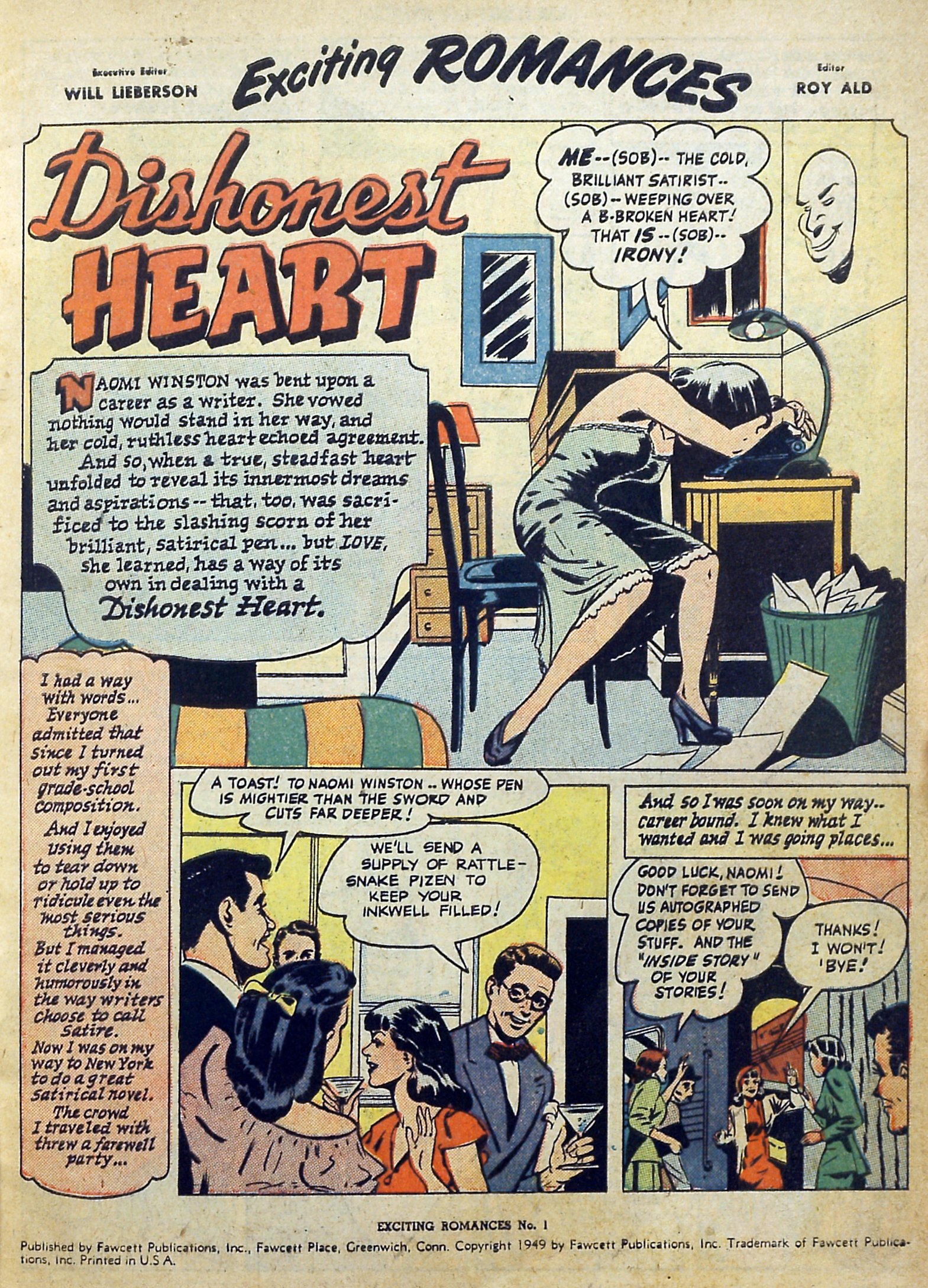 Read online Exciting Romances comic -  Issue #1 - 3