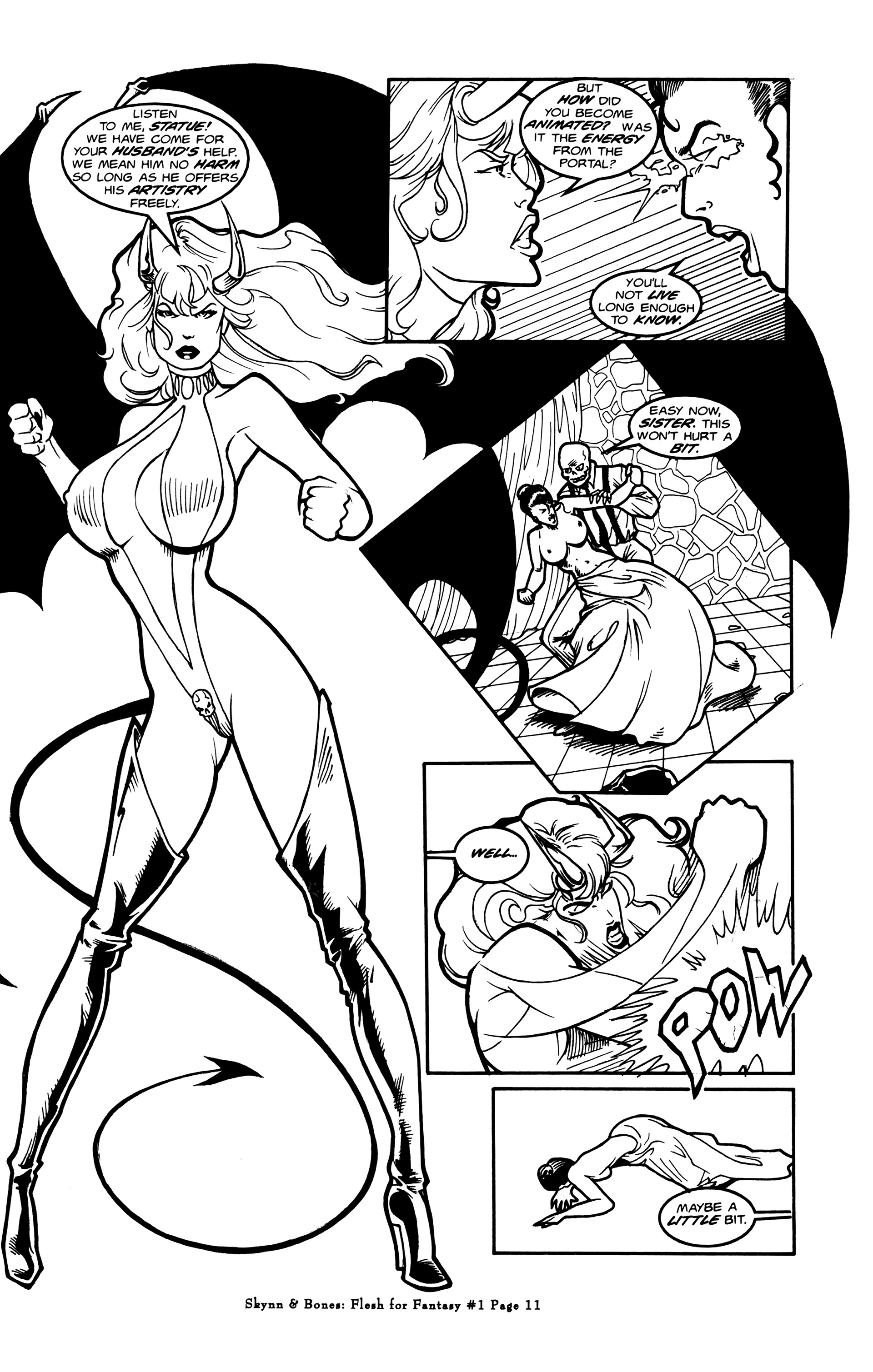 Read online Skynn & Bones: Flesh for Fantasy comic -  Issue #1 - 12