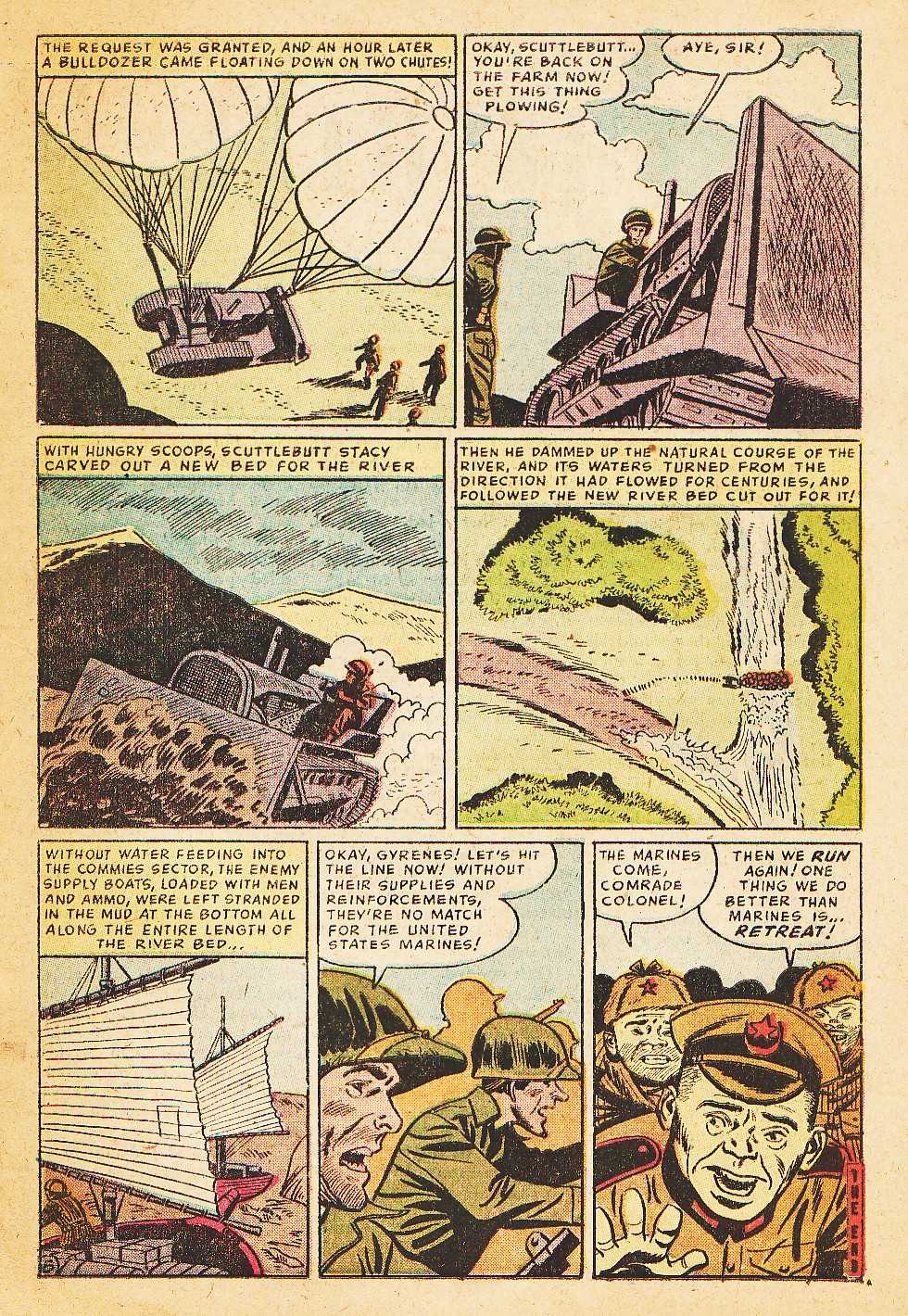 Read online Marines in Action comic -  Issue #7 - 7
