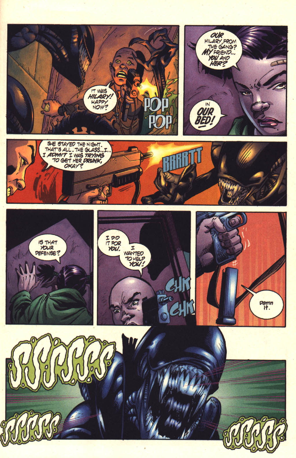 Read online Aliens vs. Predator: Xenogenesis comic -  Issue #4 - 7