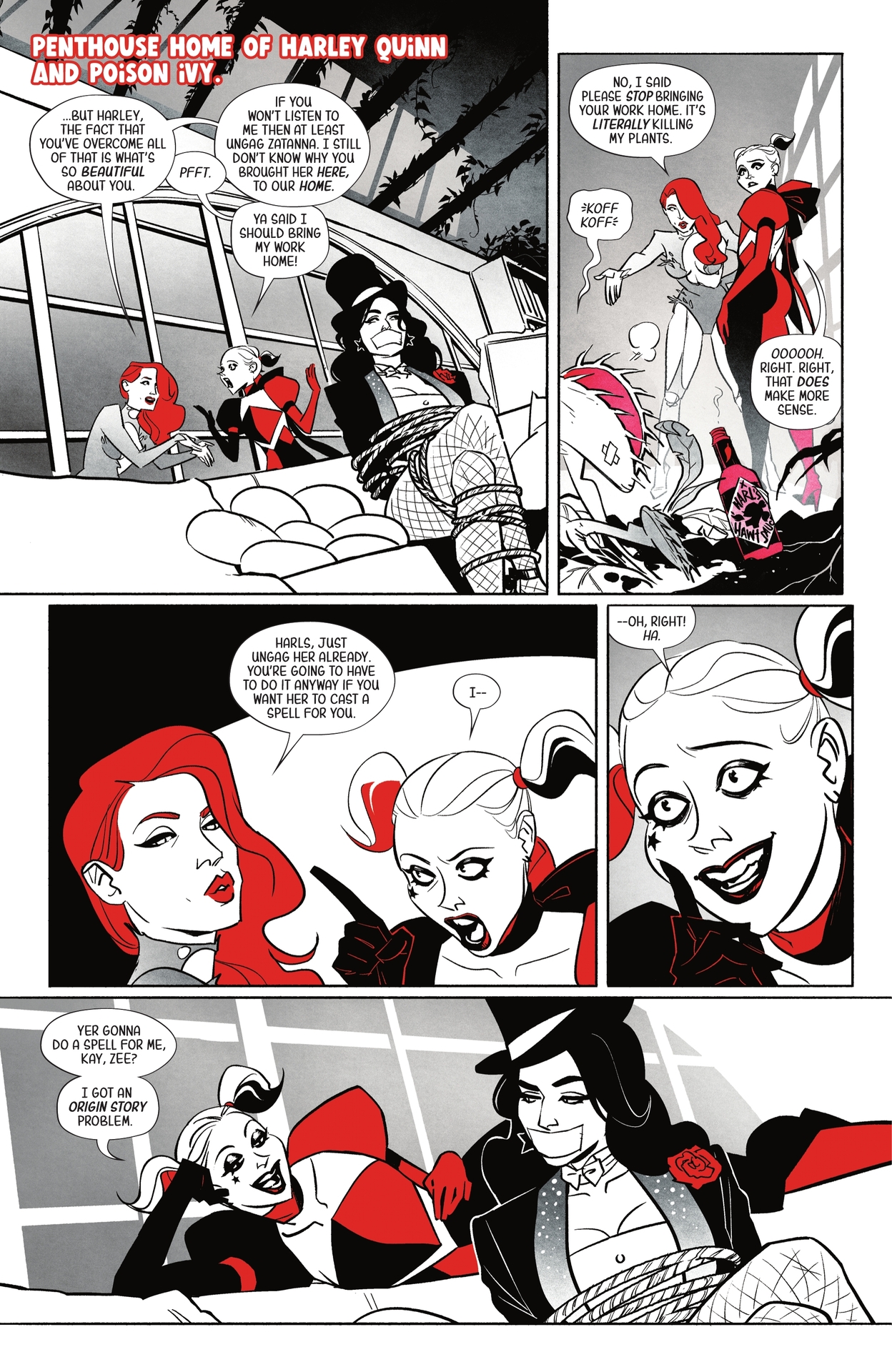Read online Harley Quinn: Black   White   Redder comic -  Issue #2 - 5