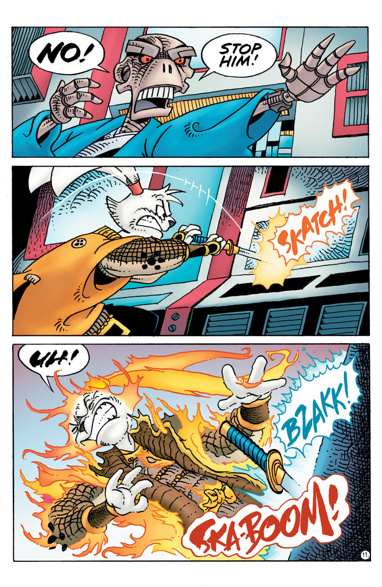 Read online Teenage Mutant Ninja Turtles/Usagi Yojimbo: WhereWhen comic -  Issue #5 - 13