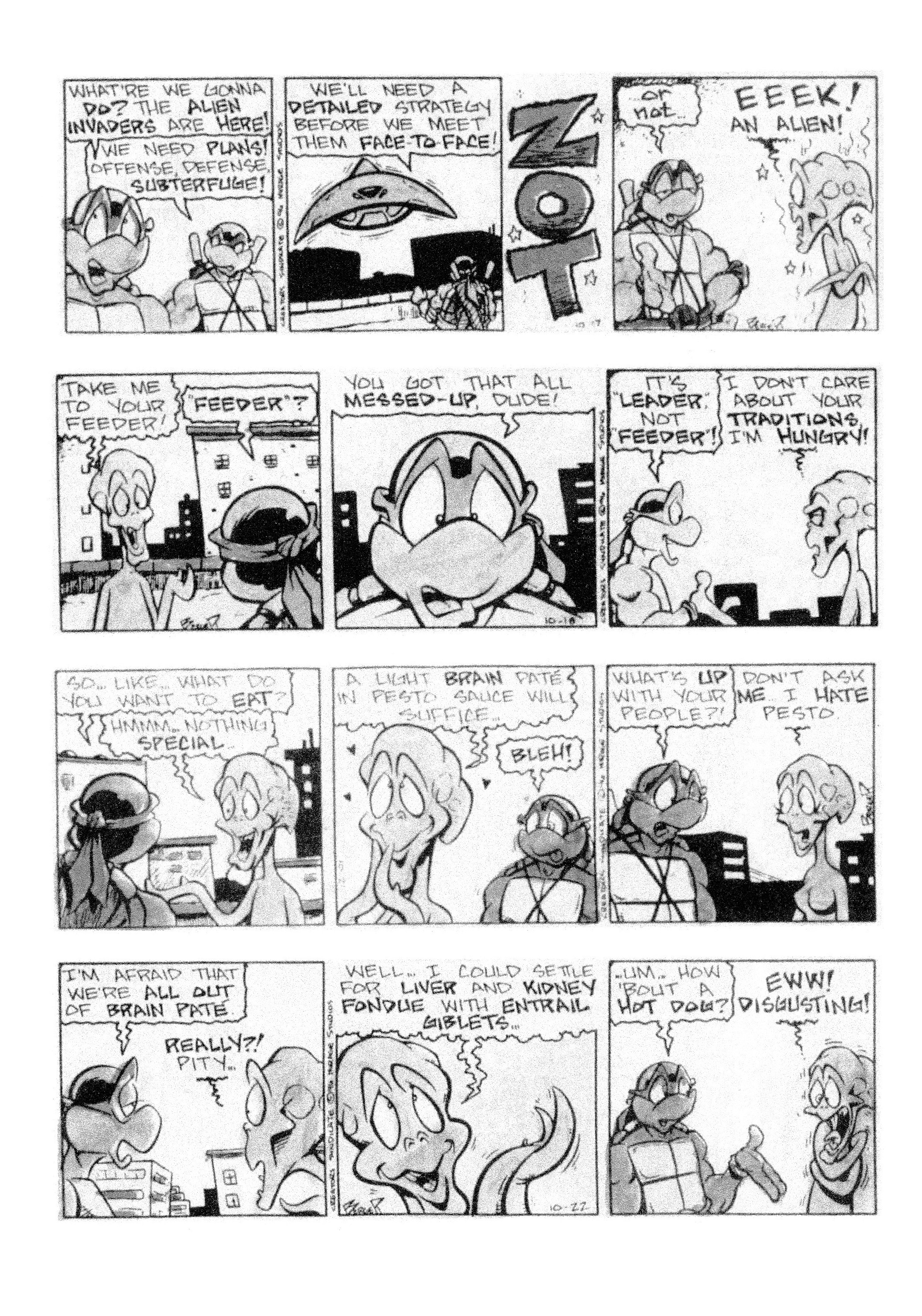 Read online Teenage Mutant Ninja Turtles: Complete Newspaper Daily Comic Strip Collection comic -  Issue # TPB 3 (Part 2) - 88