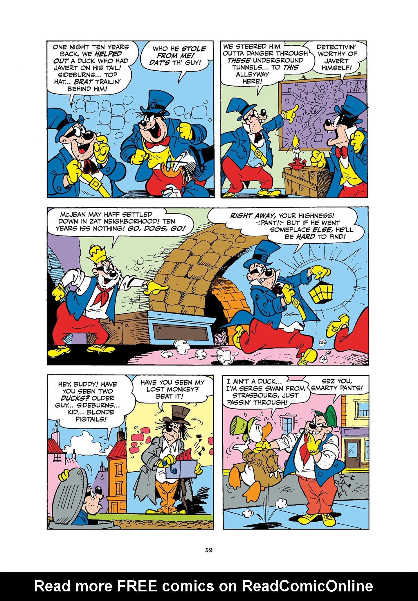 Read online Uncle Scrooge and Donald Duck in Les Misérables and War and Peace comic -  Issue # TPB (Part 1) - 60